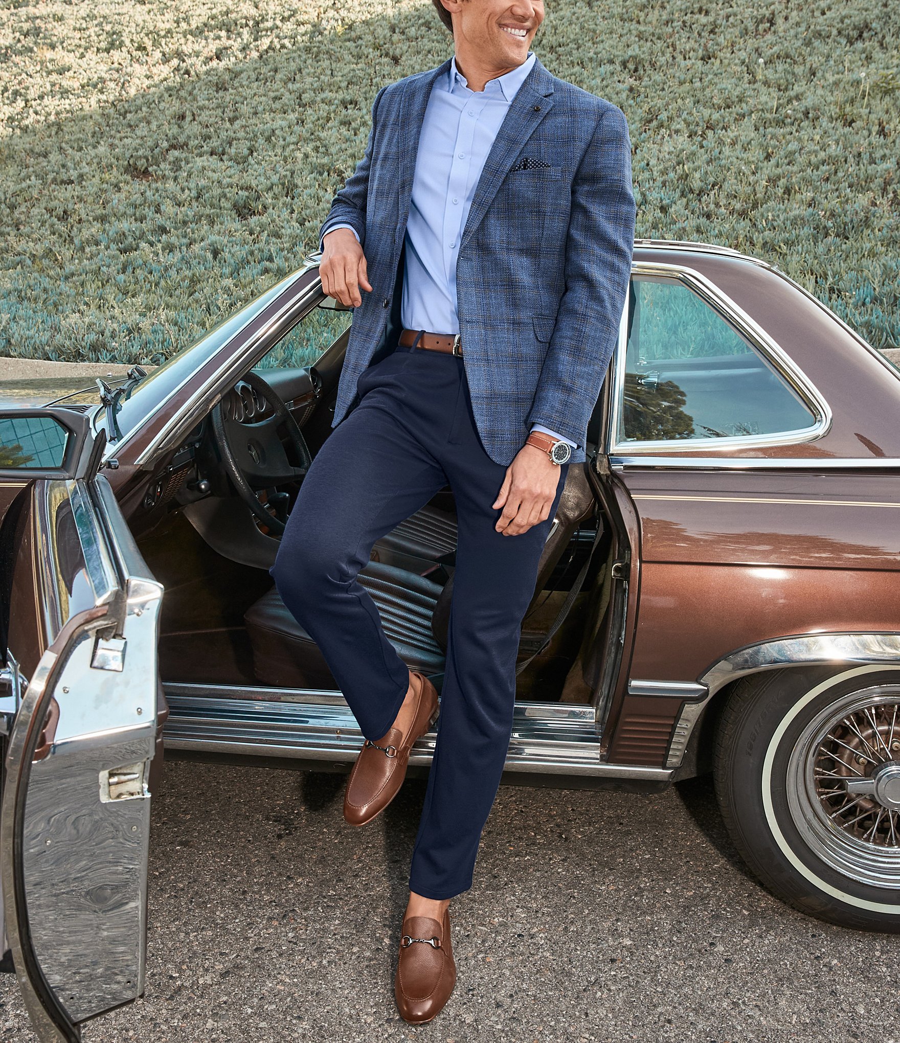 Johnston & Murphy XC Flex Birdseye Knit Pants