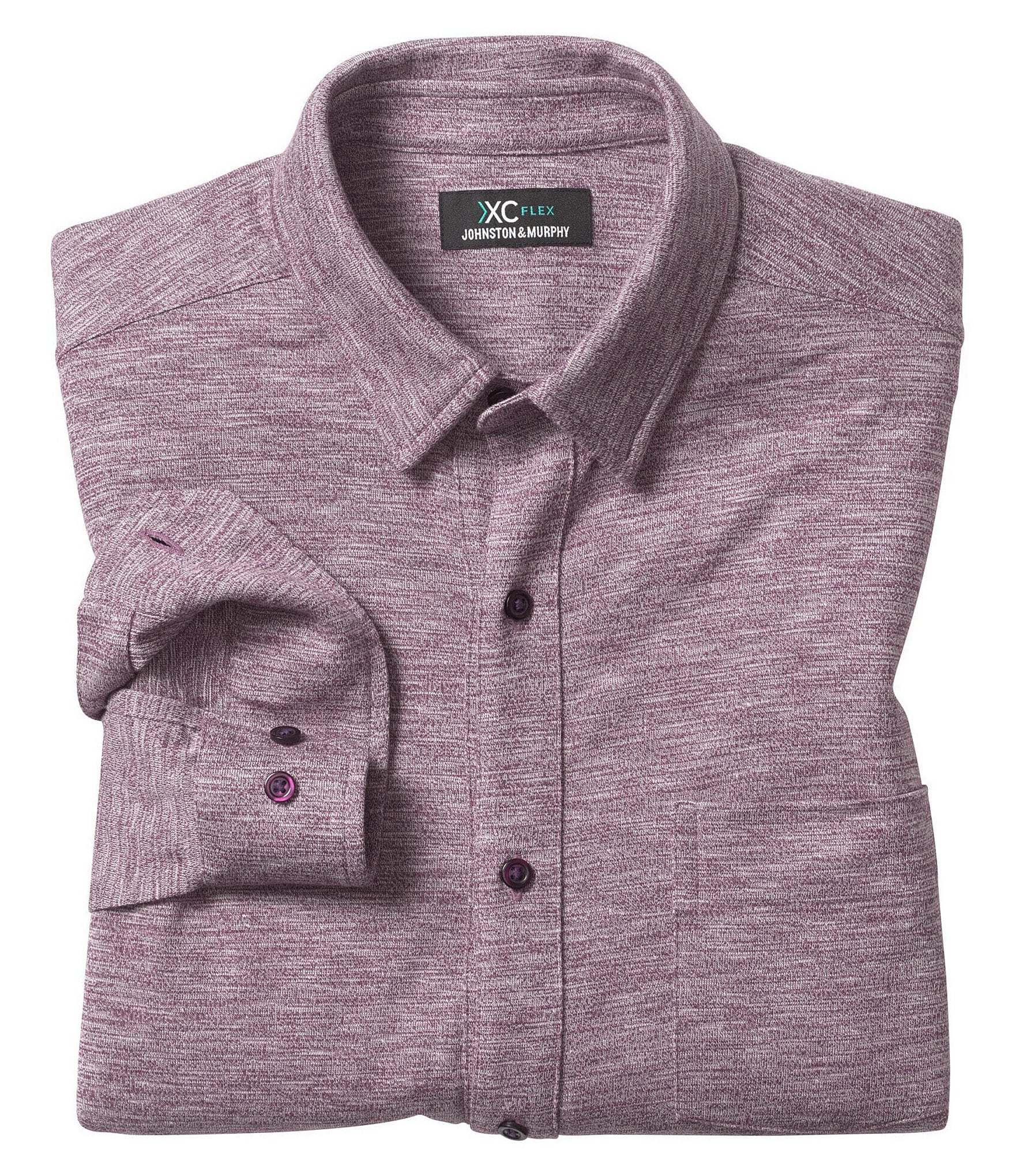 Johnston & Murphy XC Flex Long Sleeve Woven Shirt