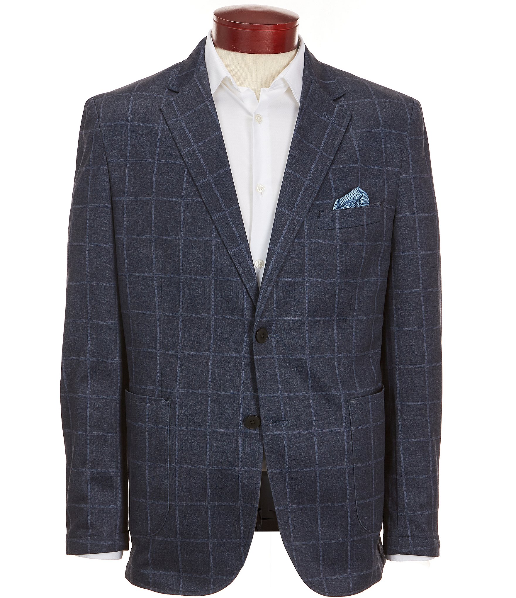 Johnston & Murphy XCFlex Unlined Plaid Blazer