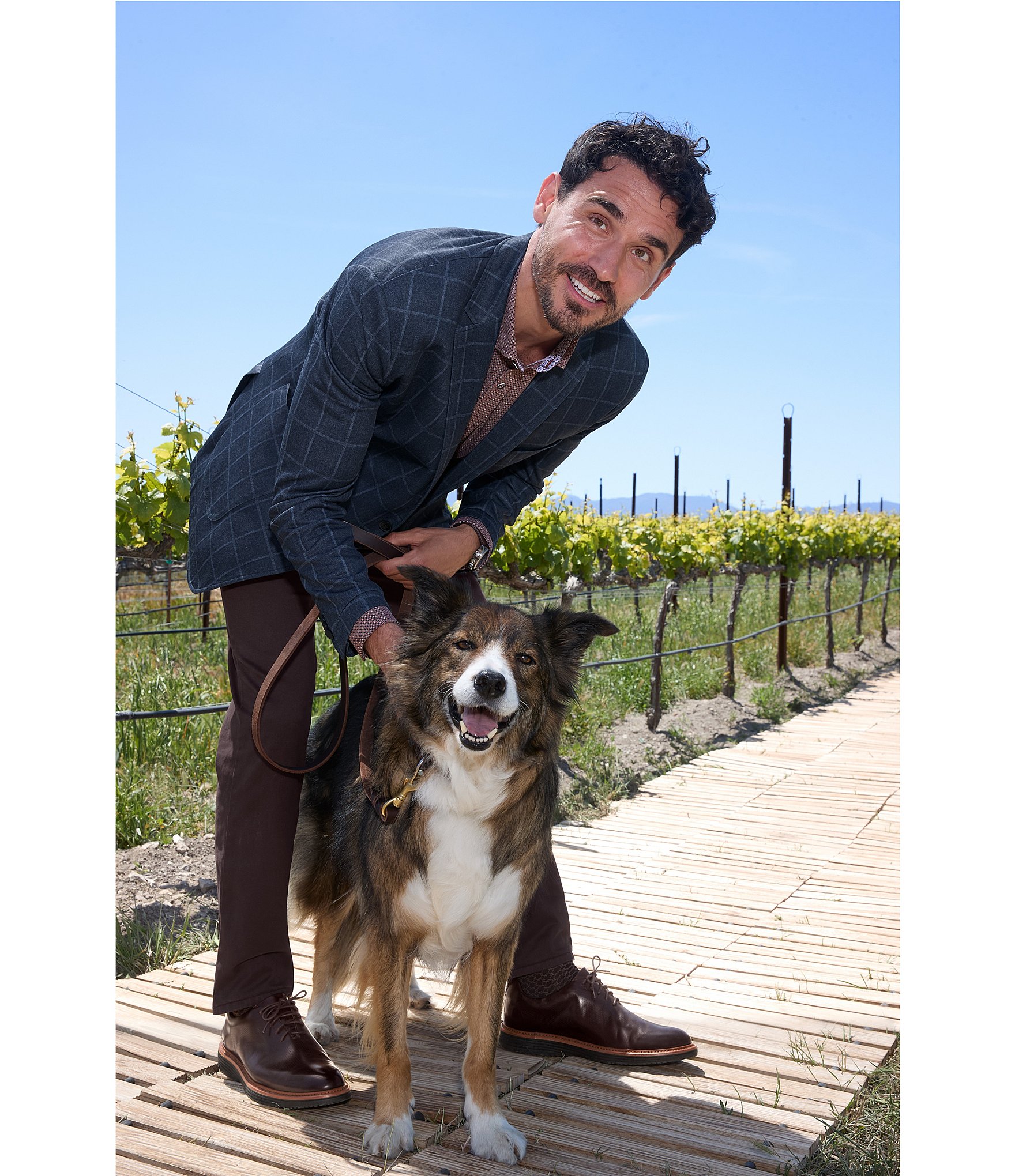 Johnston & Murphy XCFlex Unlined Plaid Blazer