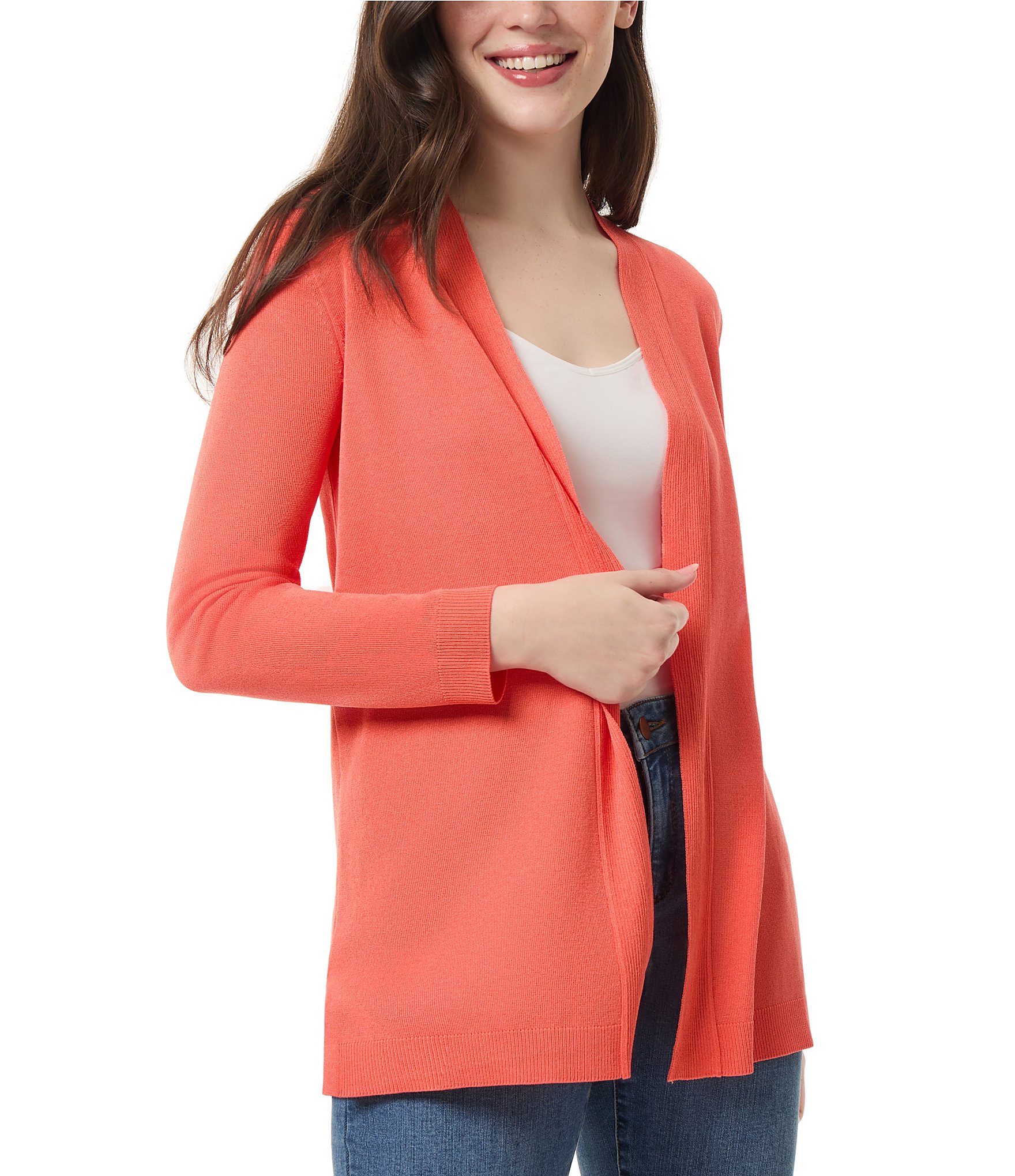 Jones new york open front cardigan best sale