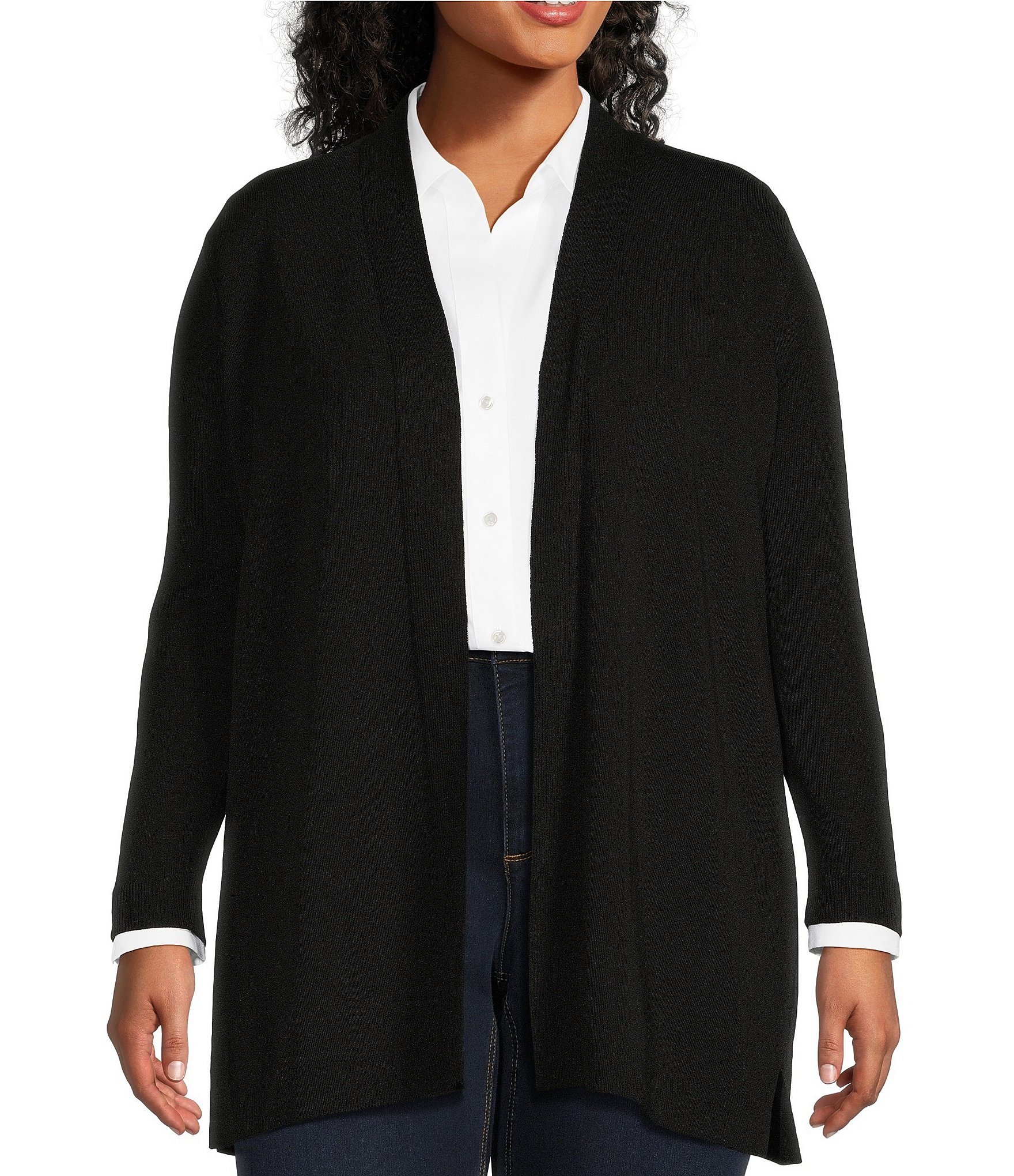 Jones new york shop open front cardigan