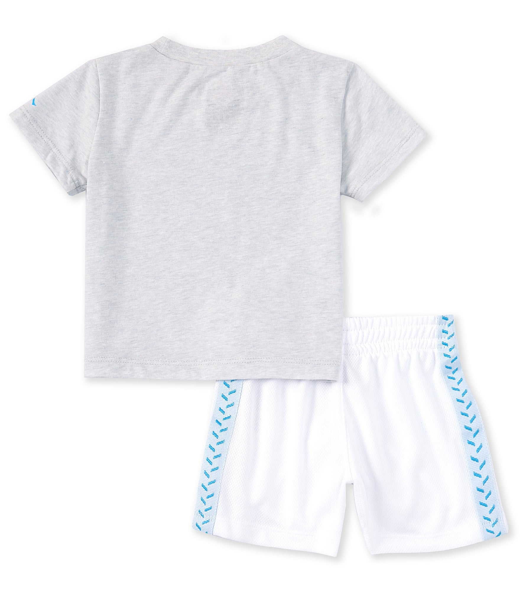 Jordan Baby Boys 12-24 Months Short-Sleeve MVP Knit T-Shirt & Mesh Shorts Set