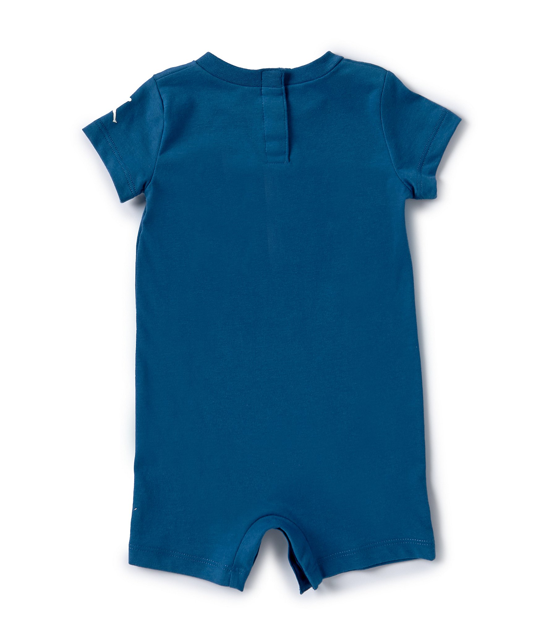 Jordan Baby Boys Newborn-9 Months Short-Sleeve Logo-Detailed Shortall