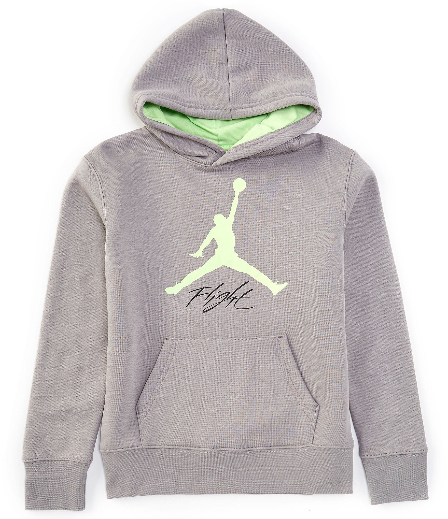 Jordan Big Boys Baseline Long Sleeve Pullover Hoodie