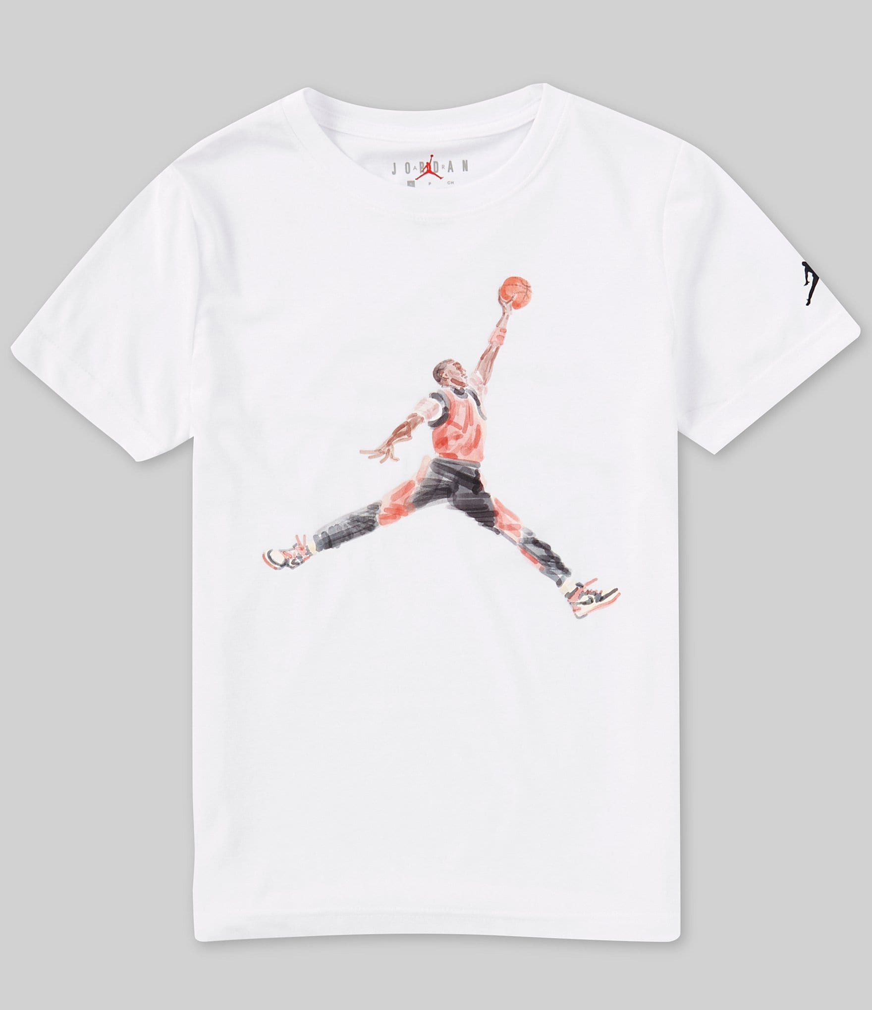 Jordan Big Boys 8-20 Short Sleeve JDB Watercolor Jumpman T-Shirt | Dillard's
