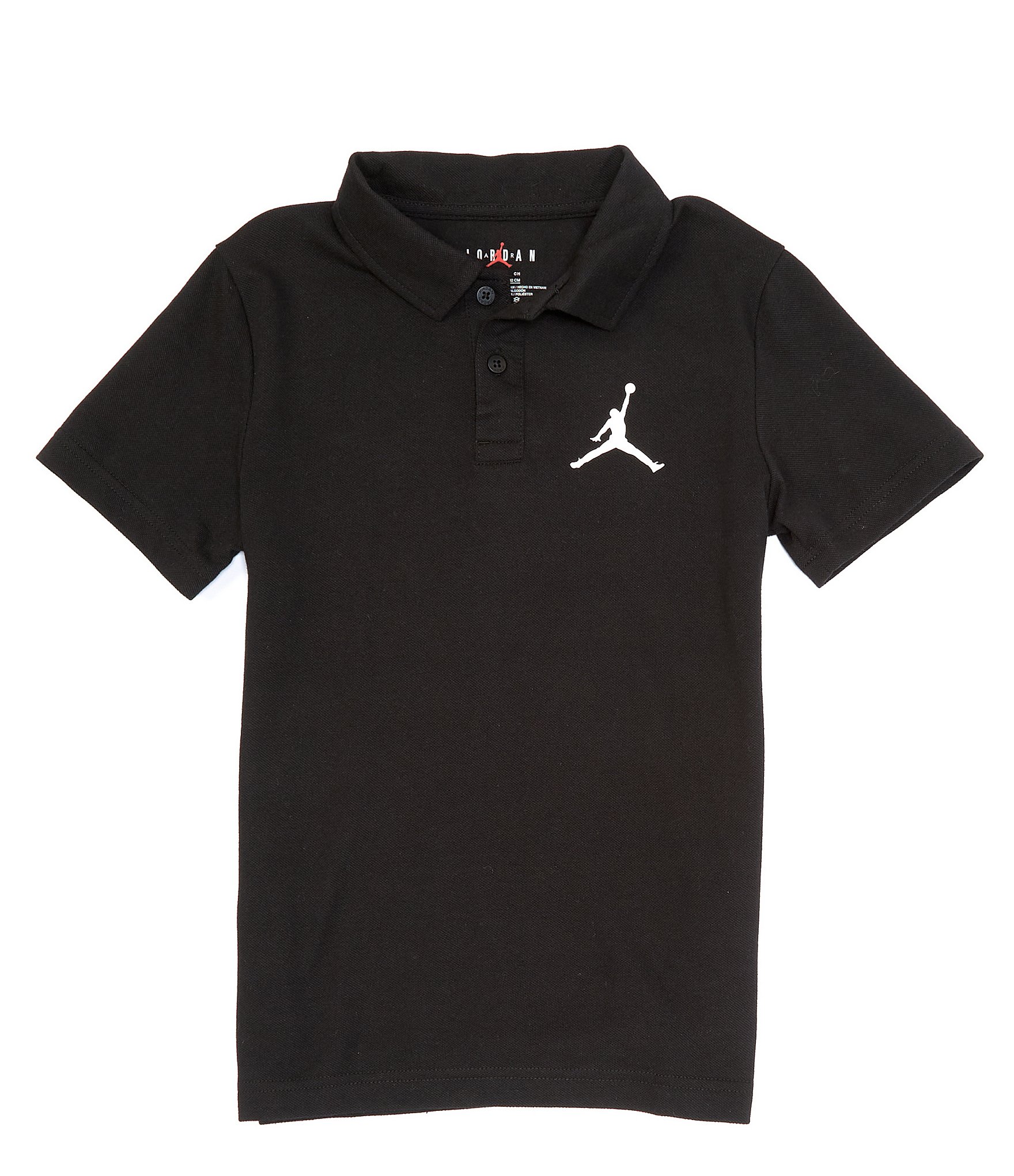 Jordan Big Boys 8-20 Short Sleeve Jumpman Air Pique Polo Shirt