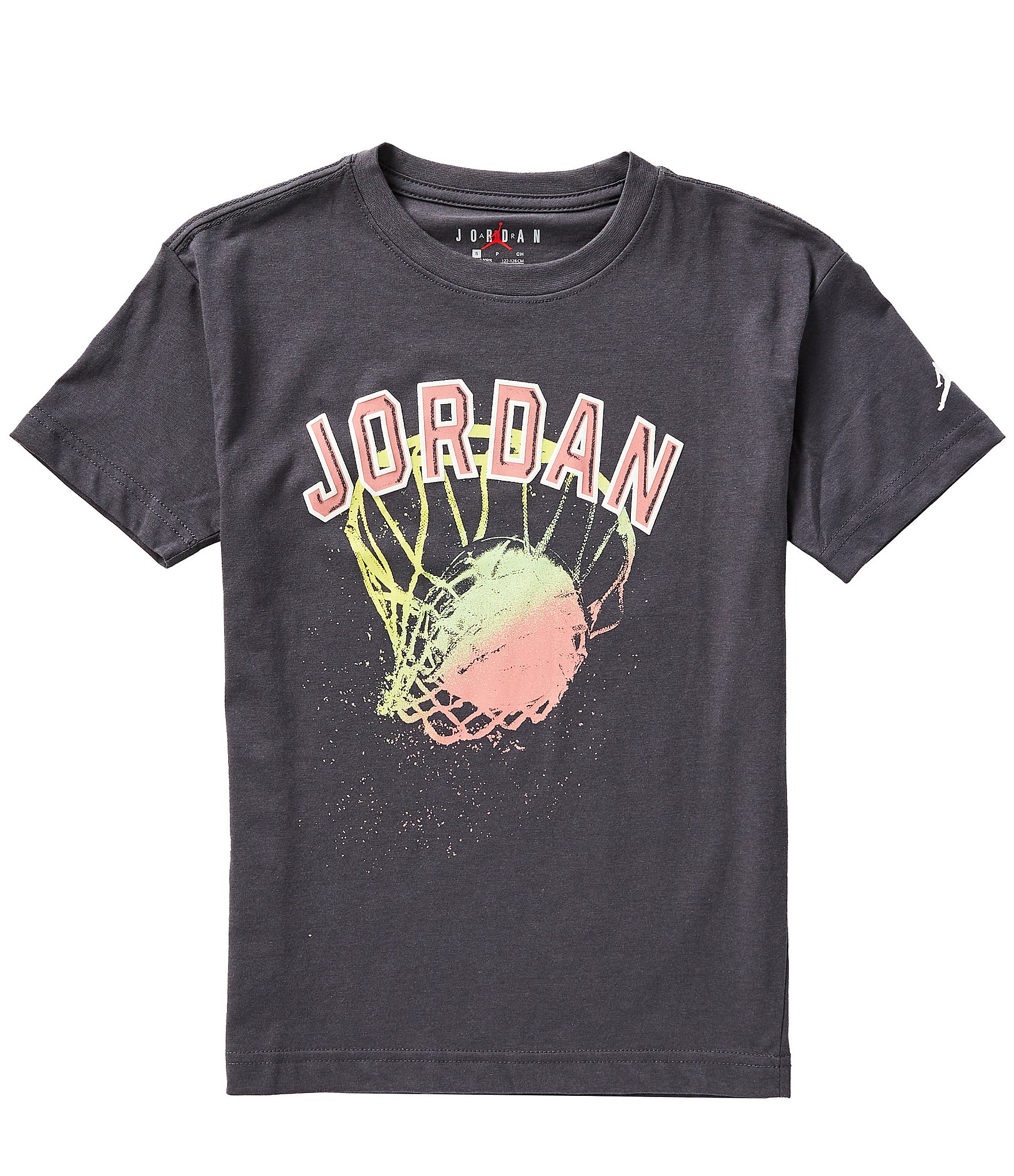 Jordan Big Girls 7-16 Hoop Style Short-Sleeve T-Shirt