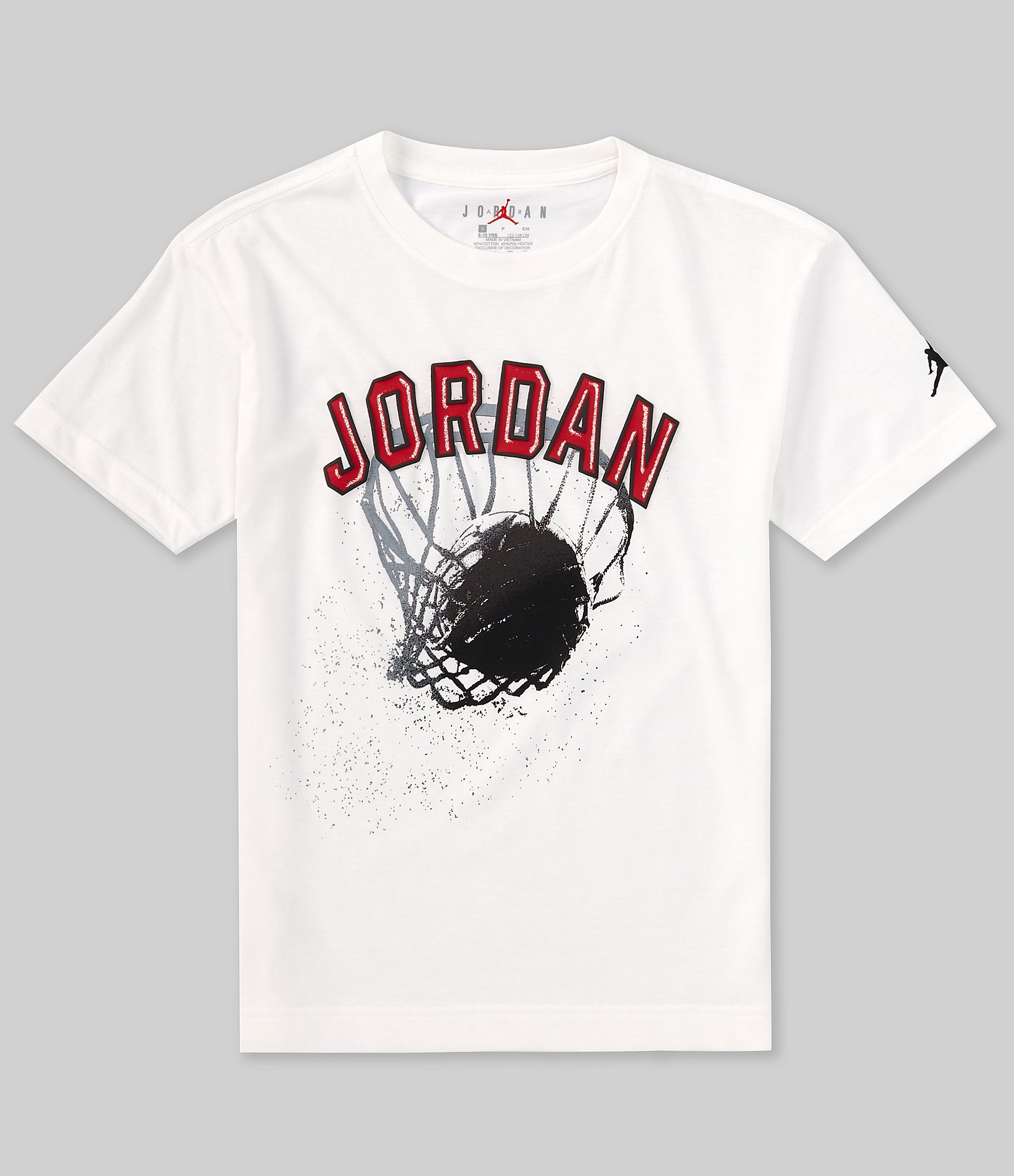 Jordan Big Girls 7-16 Hoop Style Short-Sleeve T-Shirt