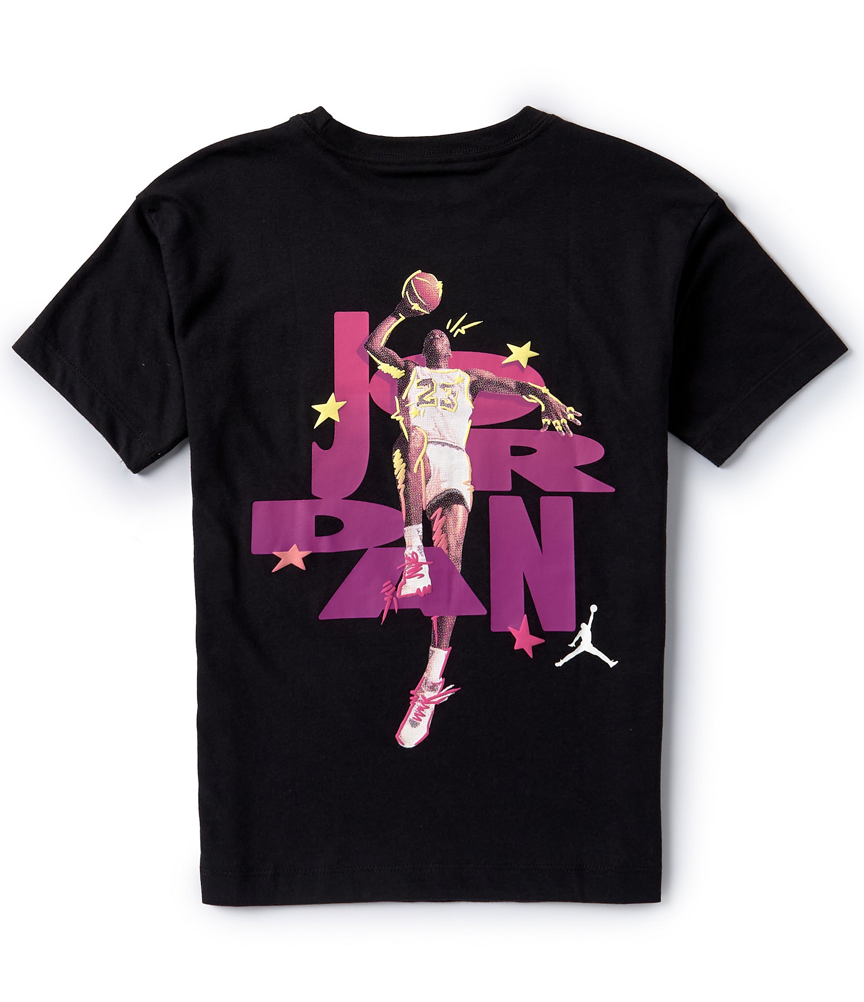 Jordan Big Girls 7-16 Short Sleeve Dunk Graphic T-Shirt