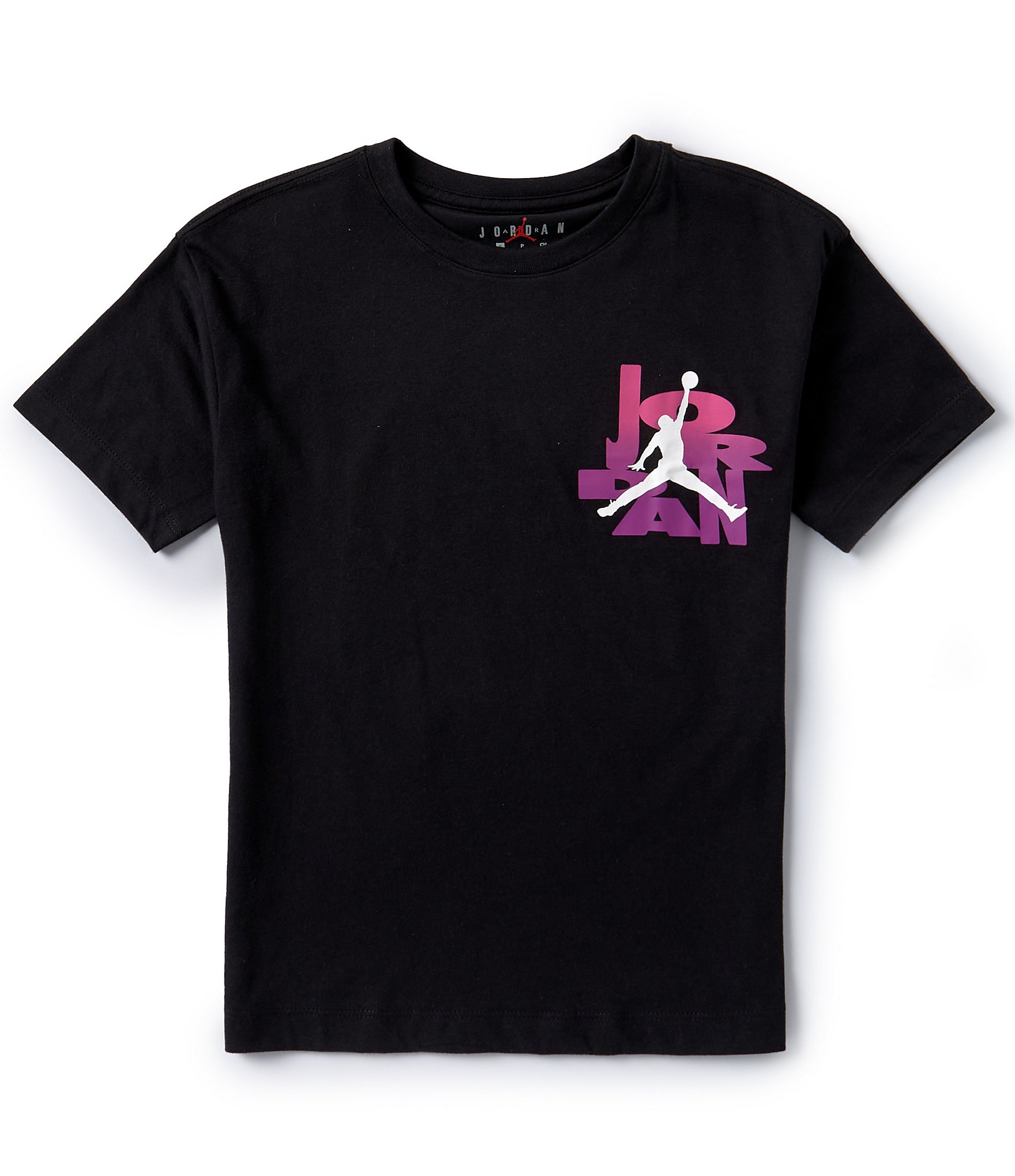 Jordan Big Girls 7-16 Short Sleeve Dunk Graphic T-Shirt