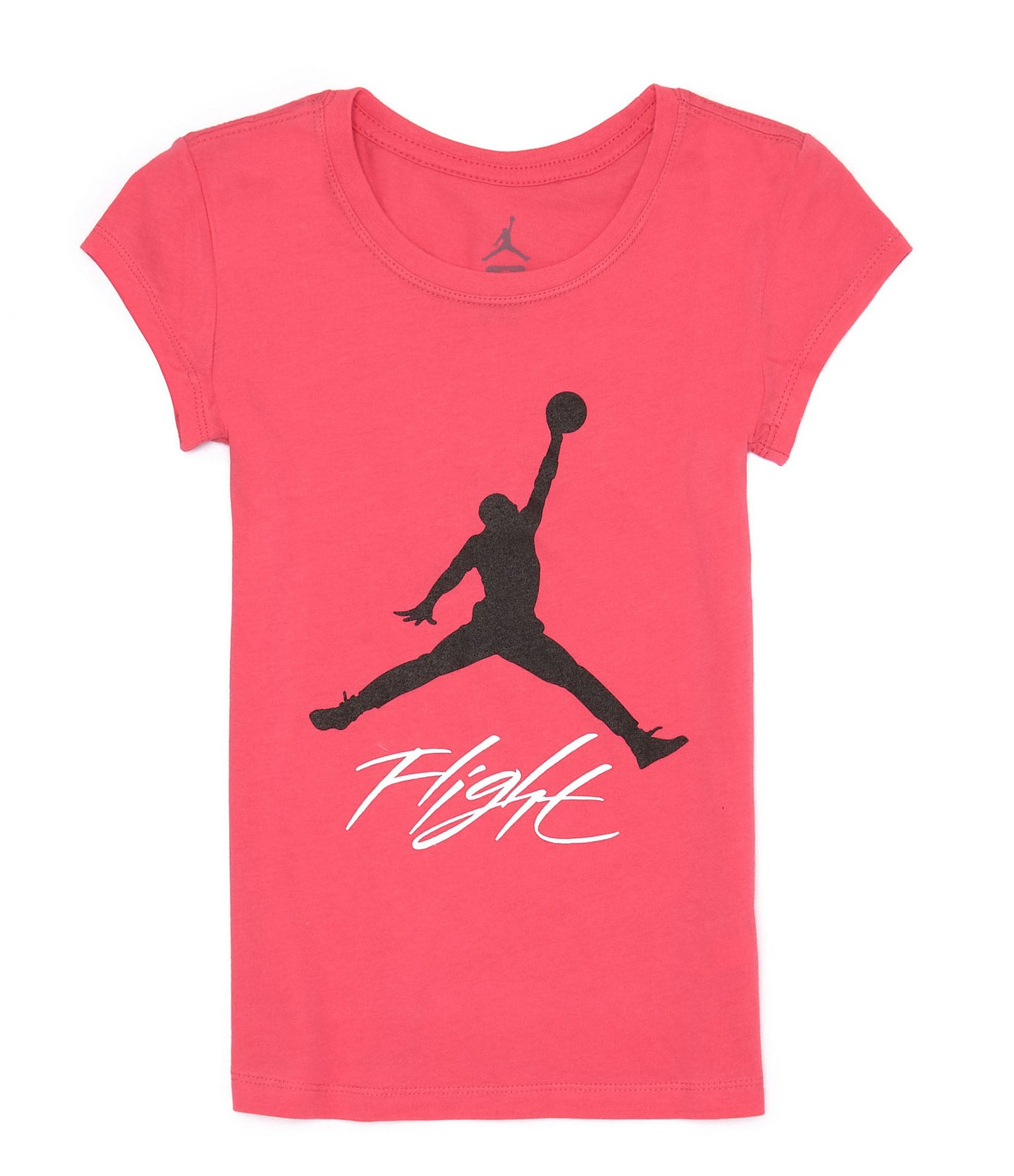 Jordan Big Girls 7-16 Short Sleeve Jumpman Graphic T-Shirt | Dillard's
