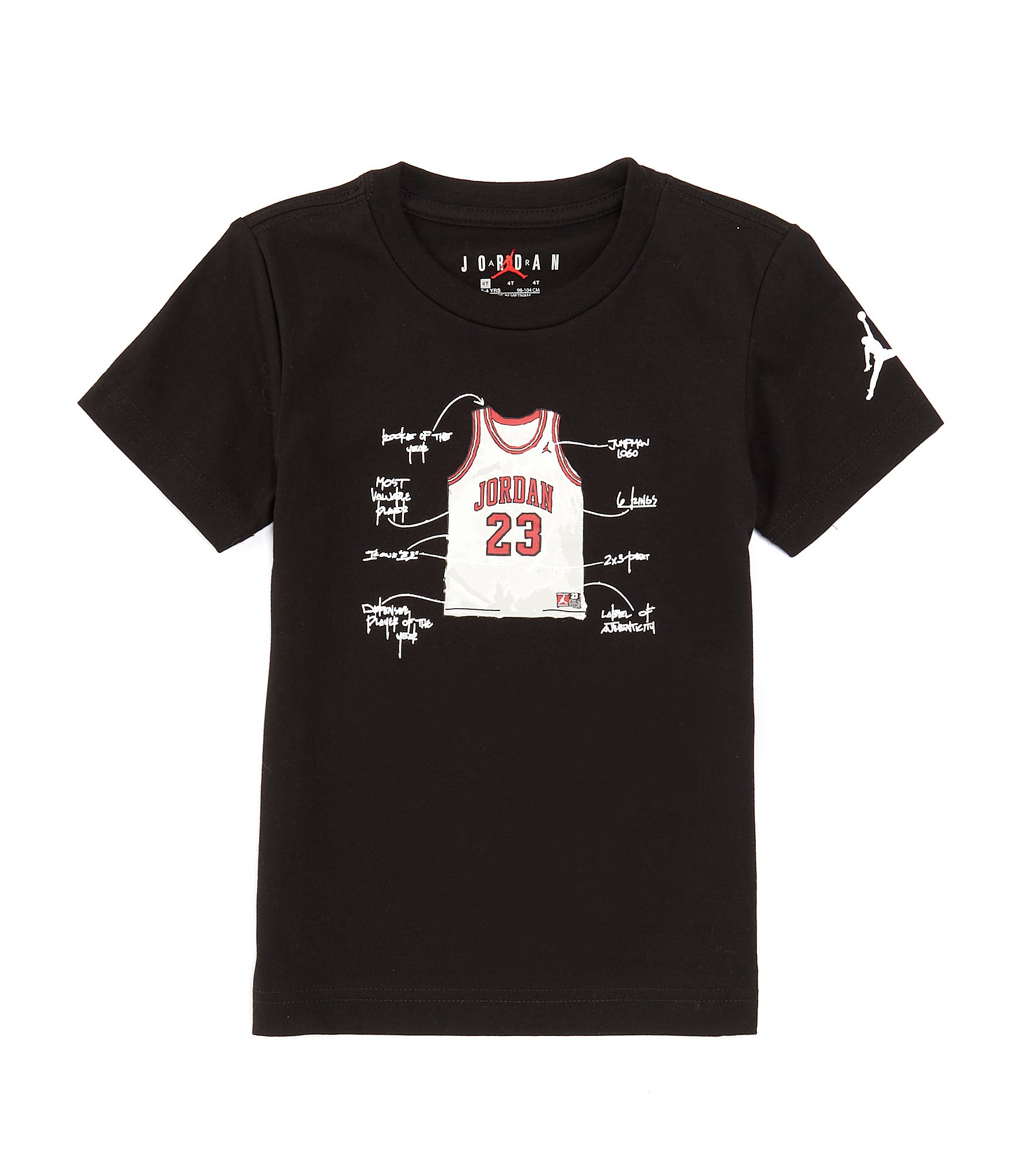 Jordan Little Boys 2T-4T Short Sleeve The Jersey T-Shirt