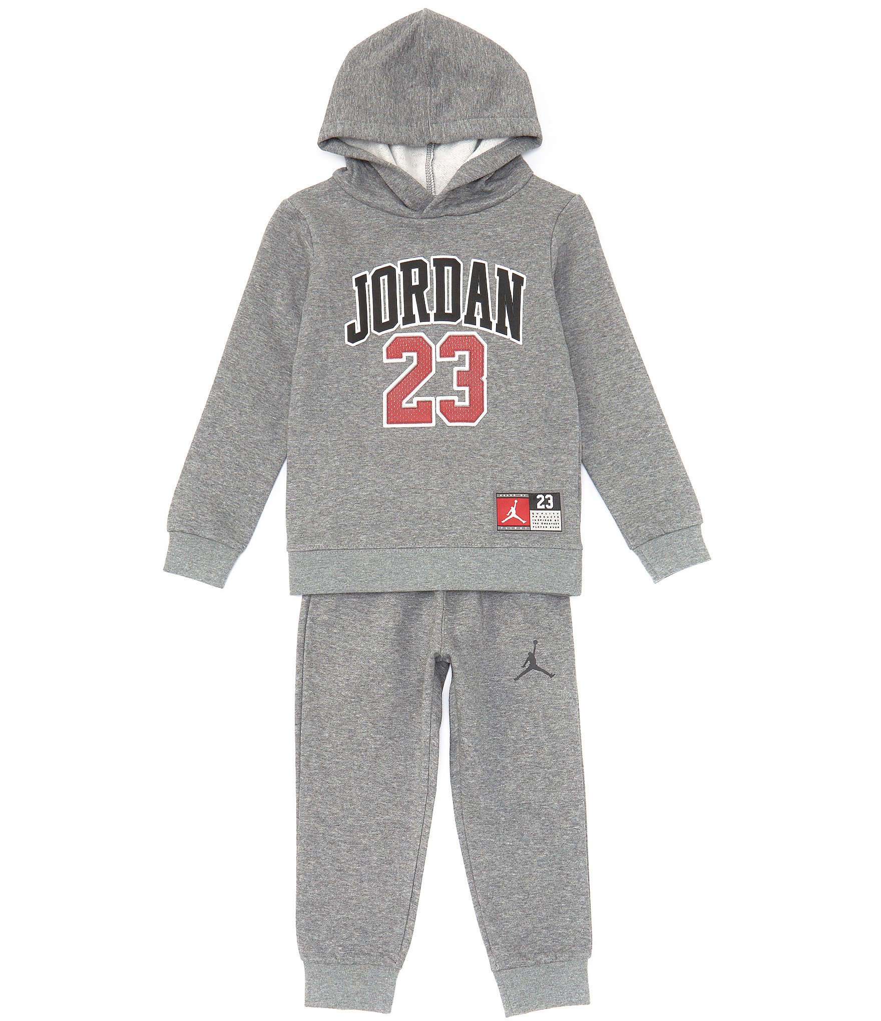 Jordan Little Boys 2T-7 Long Sleeve Jordan Jersey Pack Pullover Hoodie ...