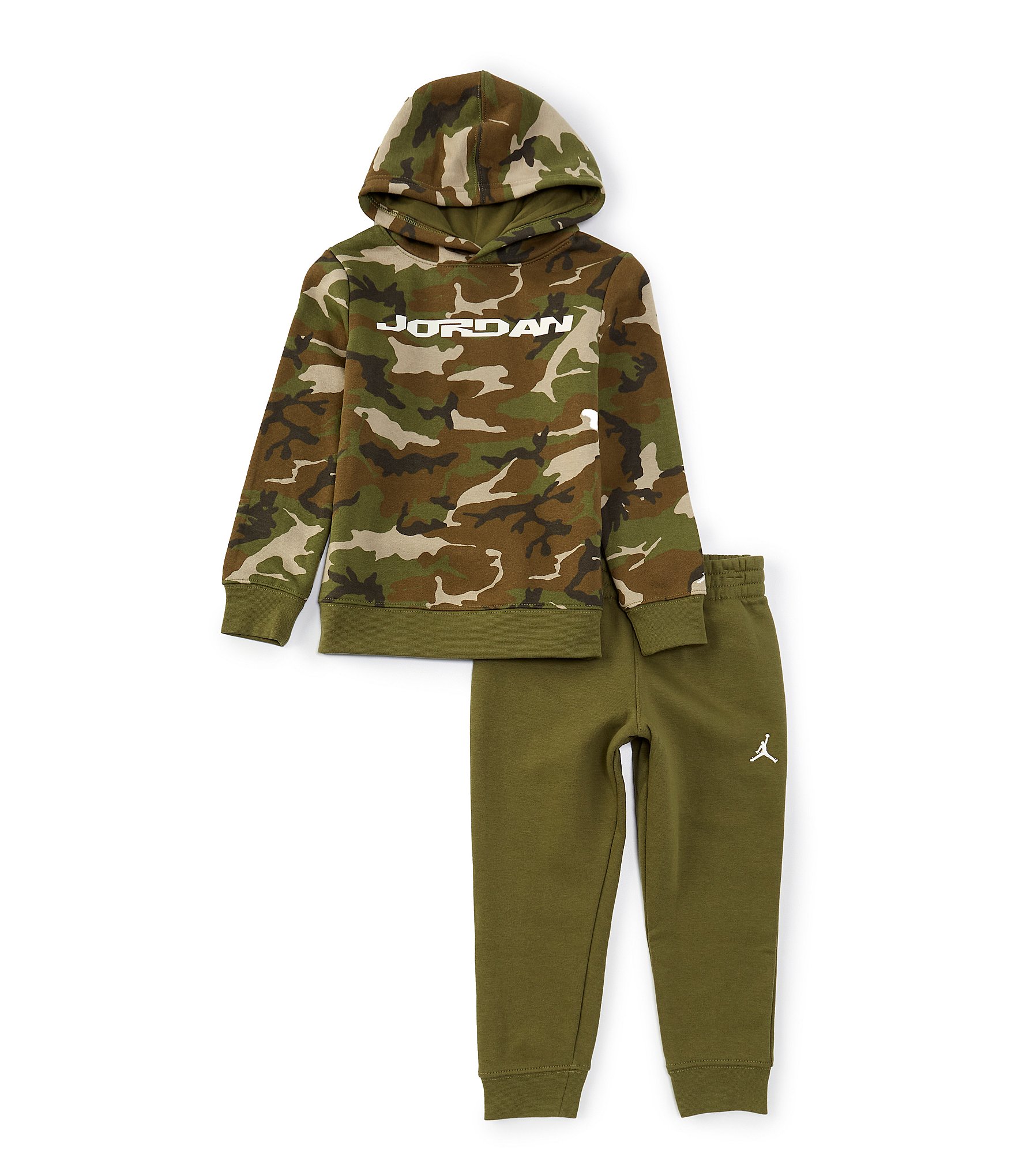 Jordan Boys MVP Camo Fleece Hoodie Joggers Set