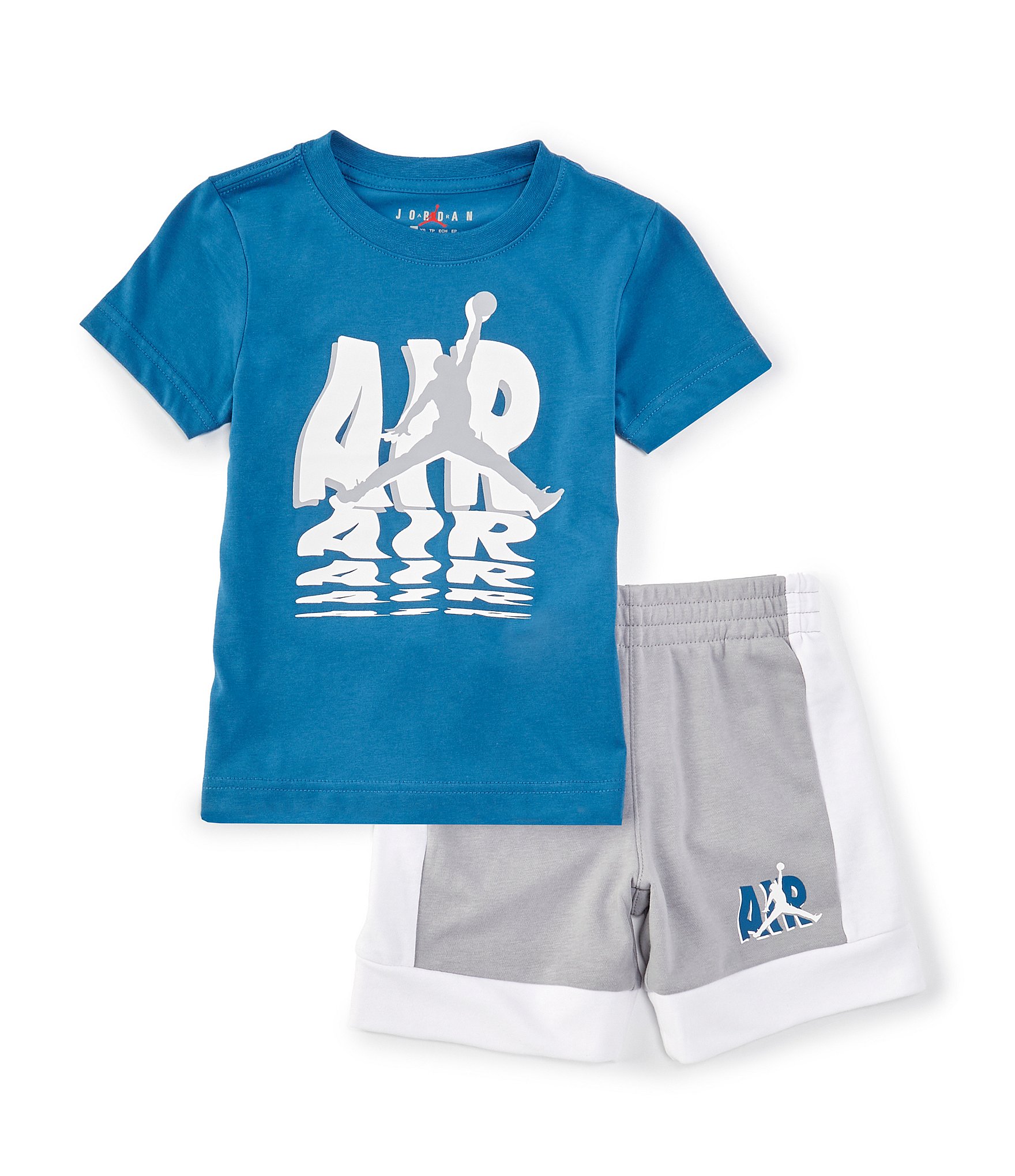 Jordan Little Boys 2T-7 Short Sleeve Jordan Galaxy T-Shirt & Short Set