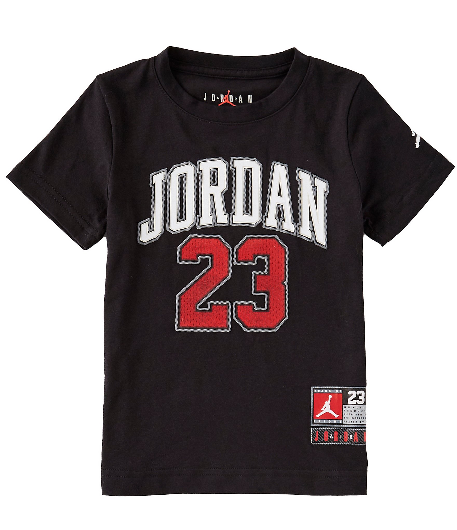 Jordan Little Boys 2T-7 Short Sleeve Jordan Practice Flight Jersey T-shirt