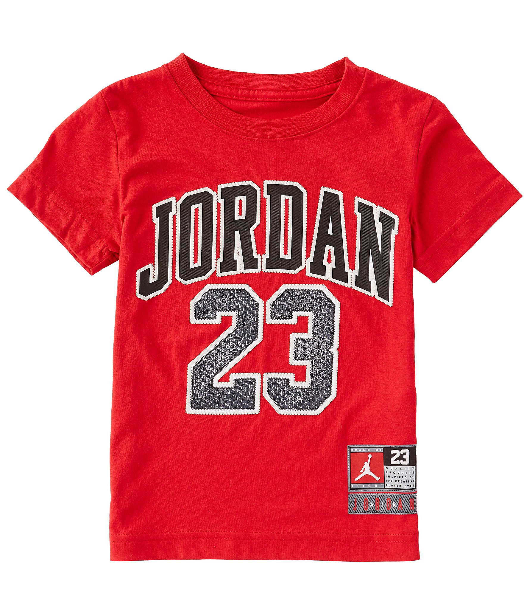 Jordan Little Boys 2T 7 Short Sleeve Jordan Practice Flight Jersey T shirt Liberty Center