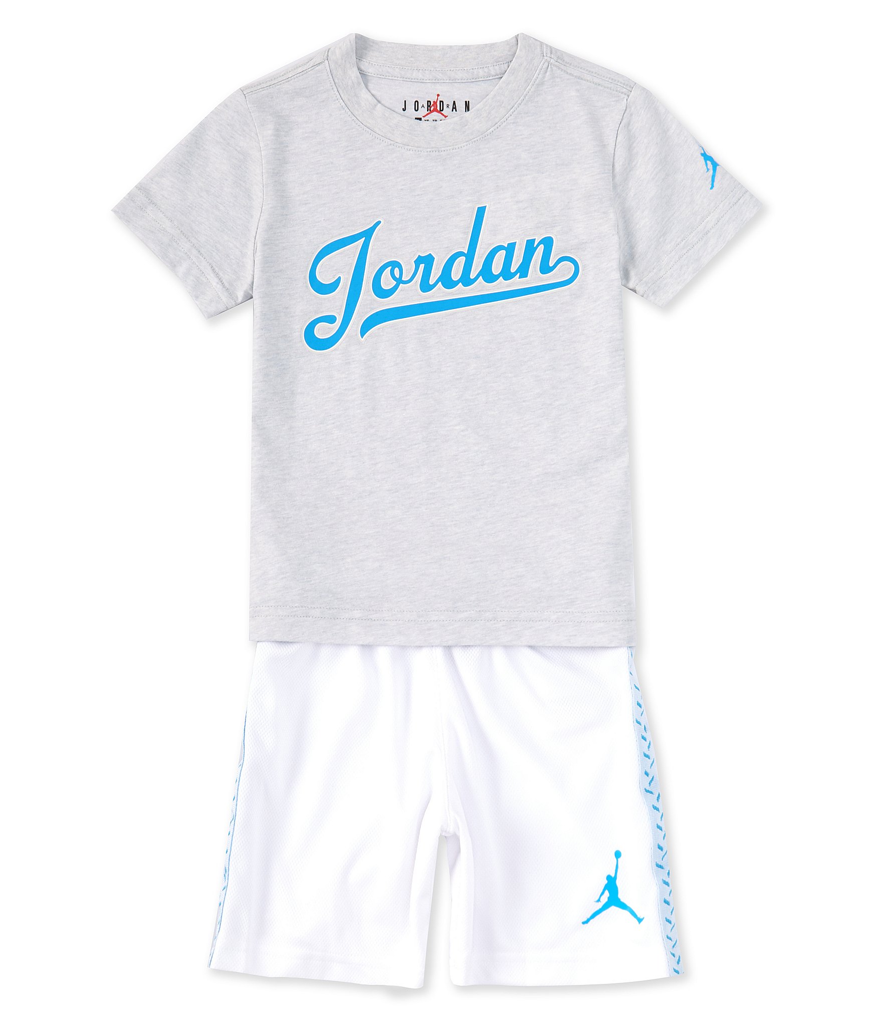 Jordan Little Boys 2T-7 Short Sleeve MJ Flight MVP Mesh Short Set