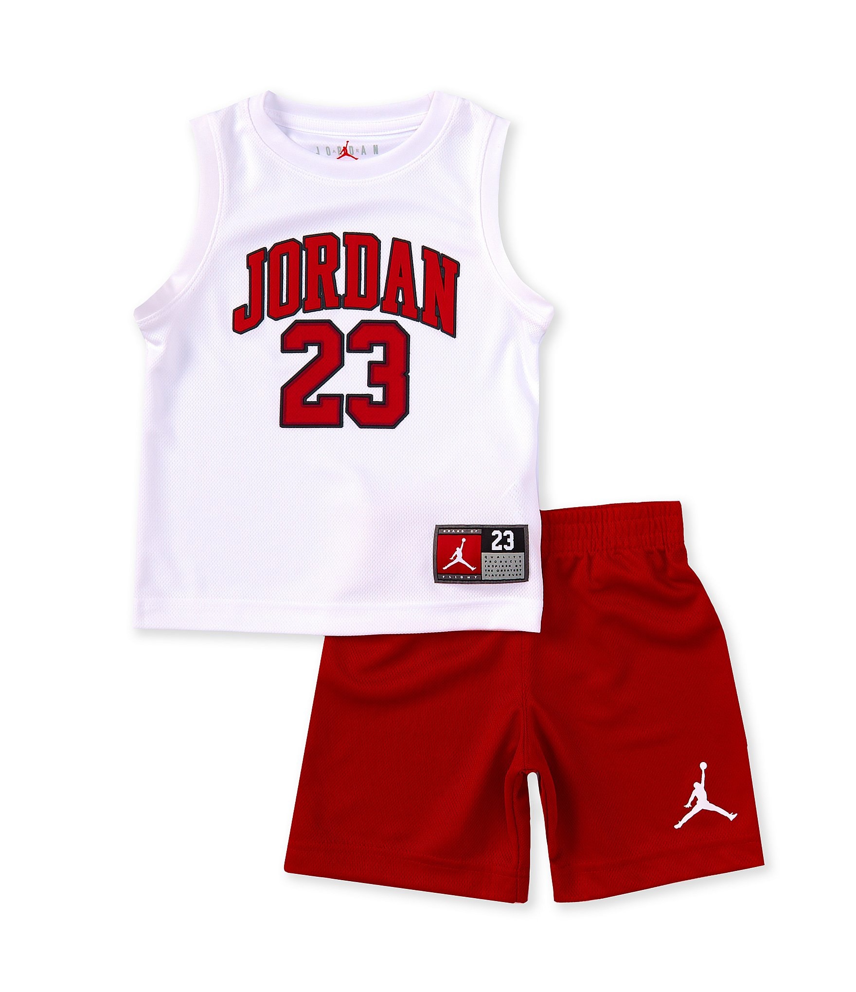 Jordan Little Boys 2T-7 Sleeveless Jordan 23 Jersey Tank & Shorts Set