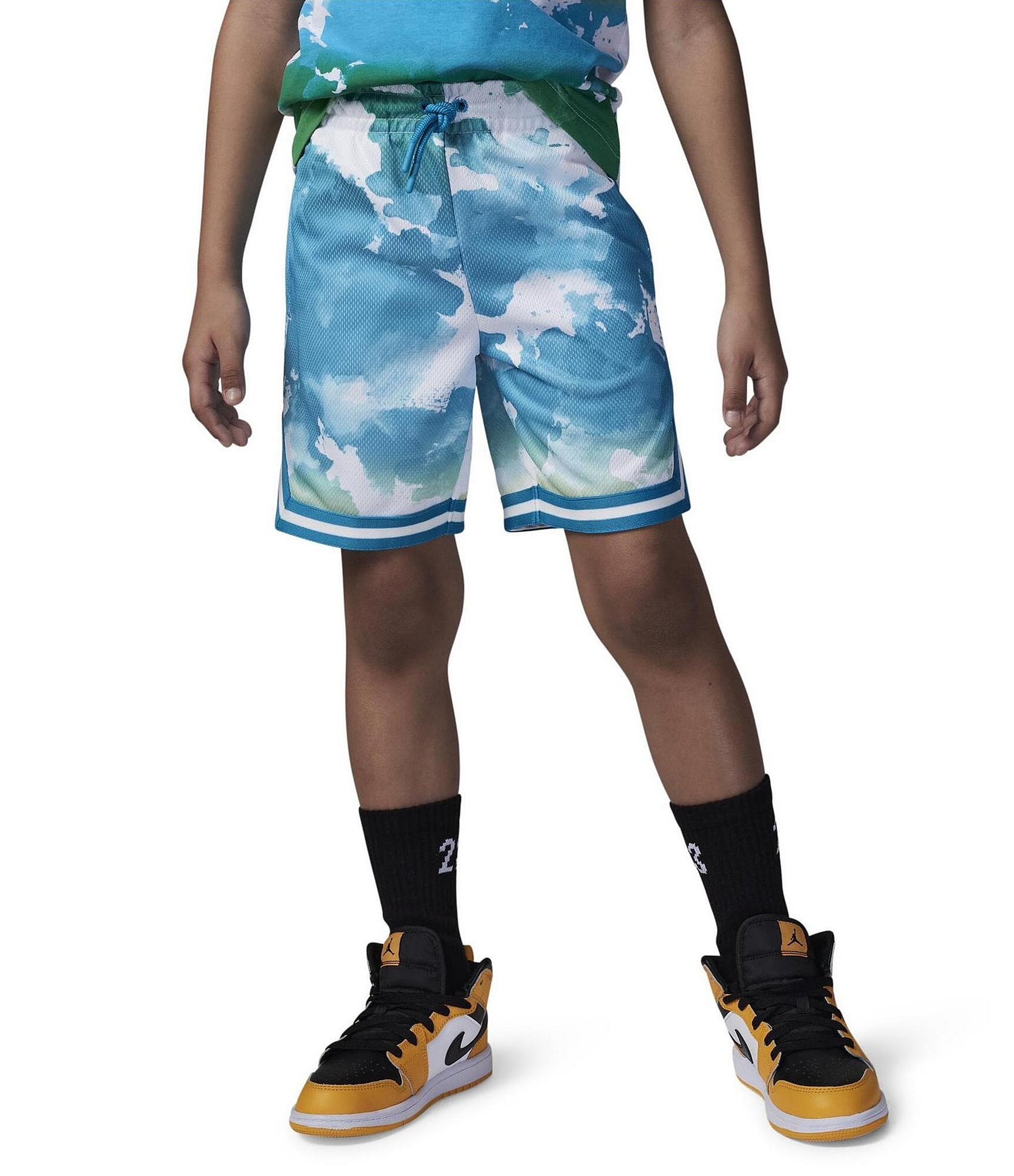 Jordan Little Boys 2T-7 Watercolor Remix Fade Up Shorts | Dillard's
