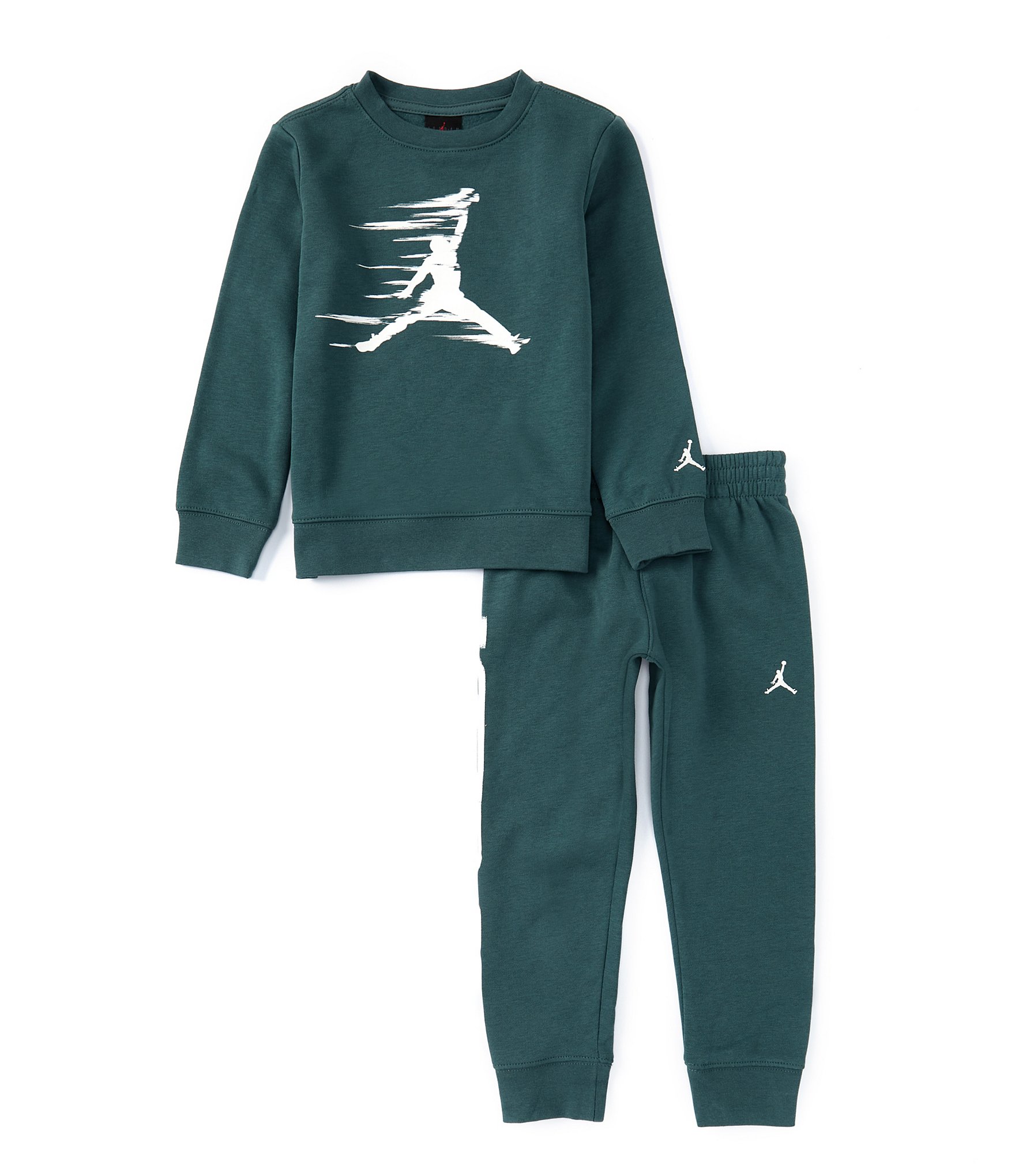 Jordan Little Boys 4-7 Long Sleeve MJ Flight MVP Sweatshirt & Matching Pants 2-Piece Set