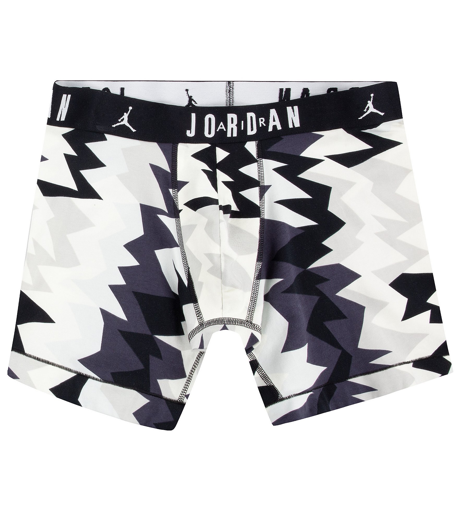 Jordan Printed And Solid Boxer Briefs 2-Pack