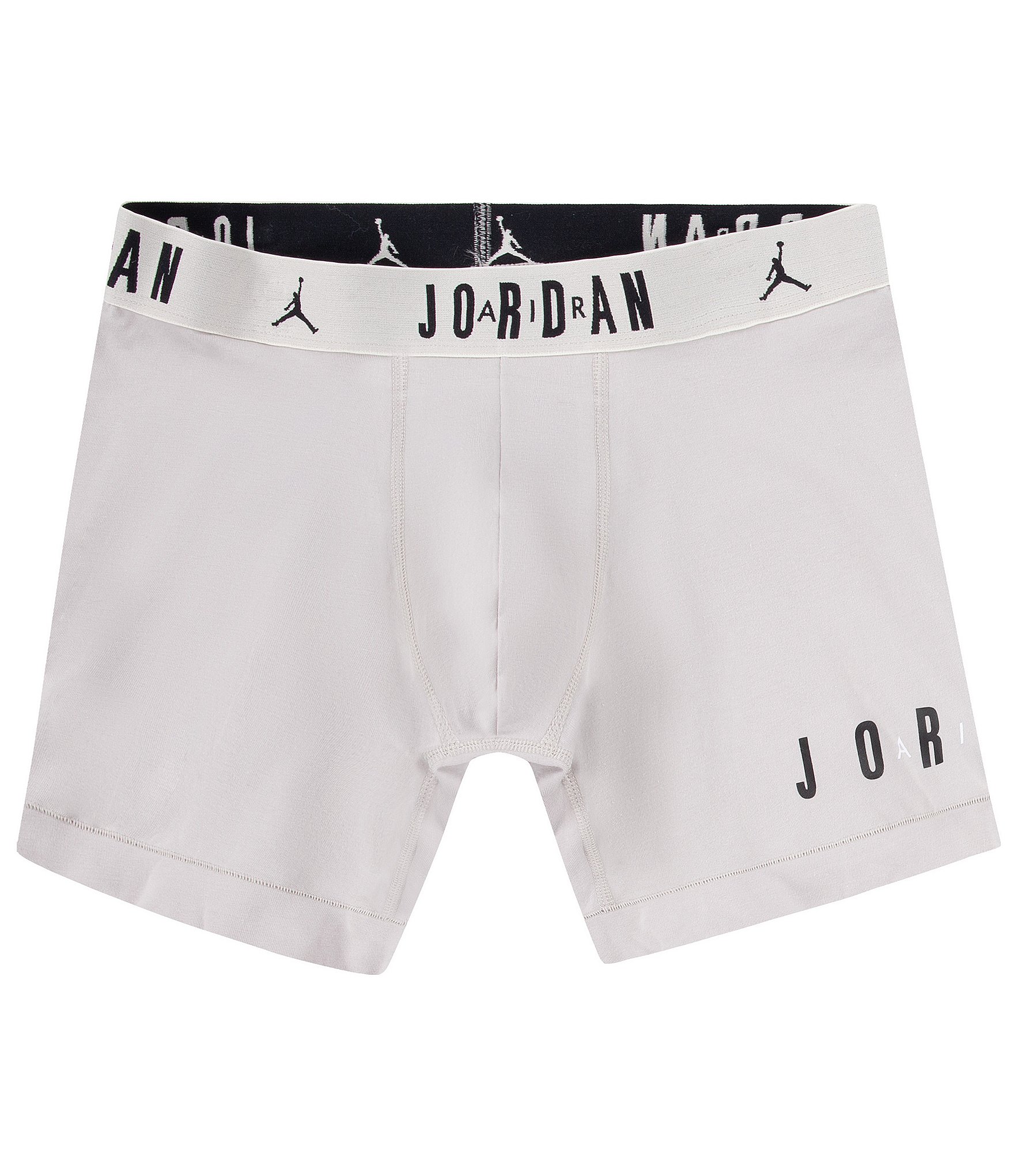 Jordan Printed And Solid Boxer Briefs 2-Pack