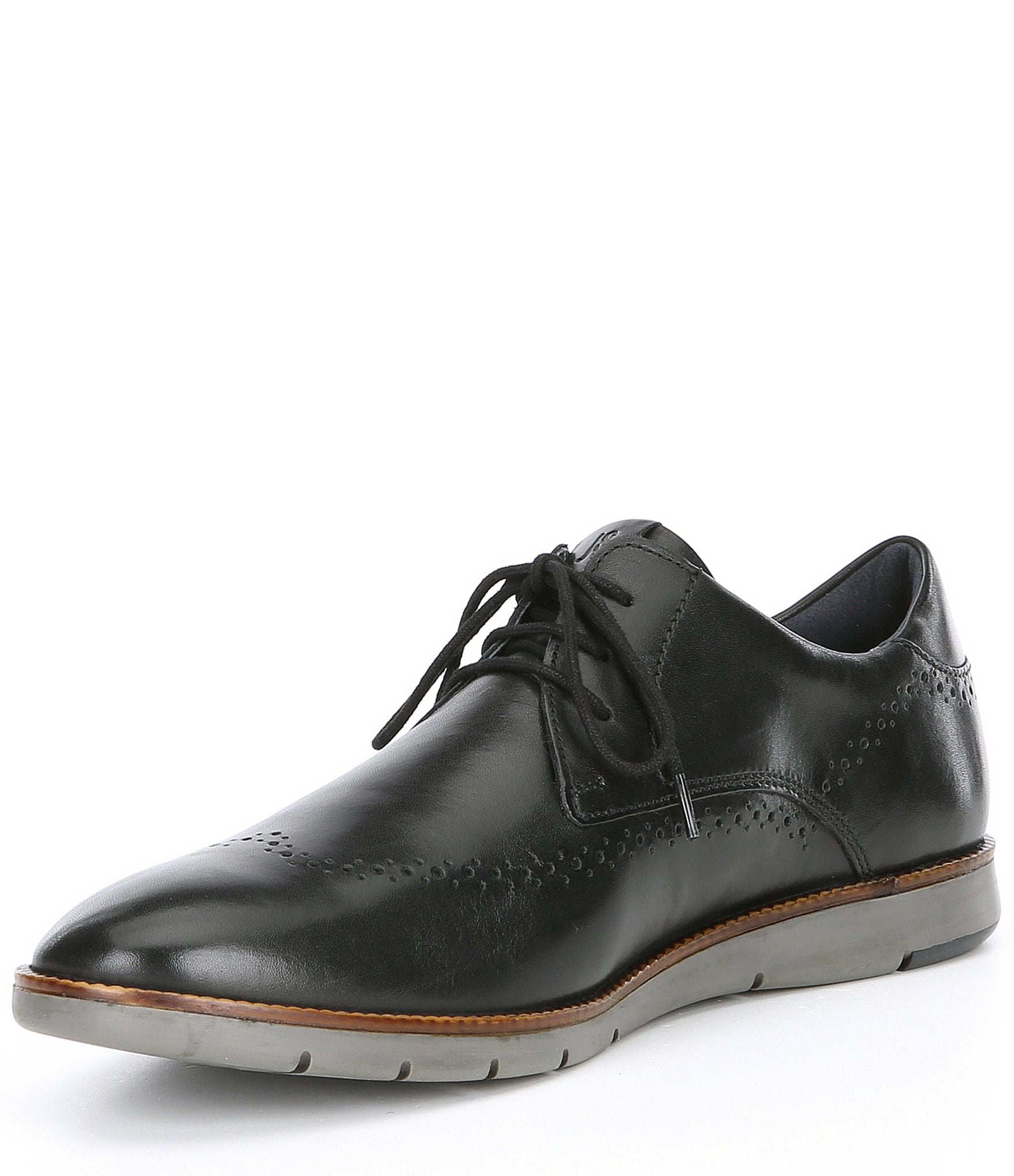 Josef Seibel Men's Tyler 33 Leather Brogue Detail Oxfords