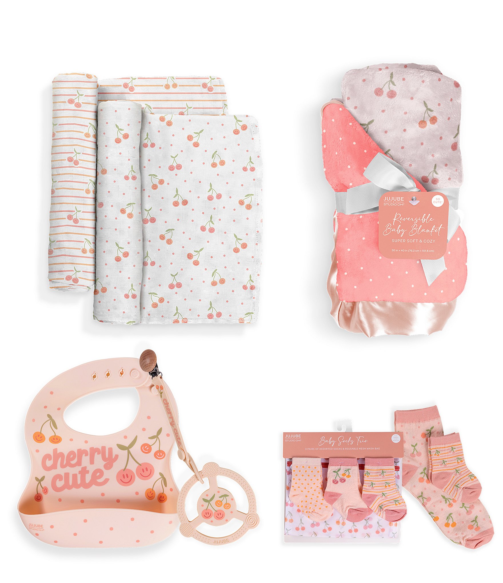 Barefoot Dreams Baby Newborn-6 Months CozyChic Lite® Socks 3-Pack