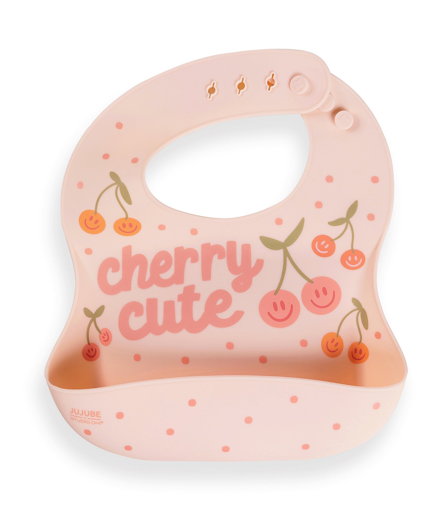 JuJuBe Everyday Essentials Cherry Cute Swaddle Blankets, Reversible Blanket, Socks, Bib, & Teether Ring, Baby Bundle