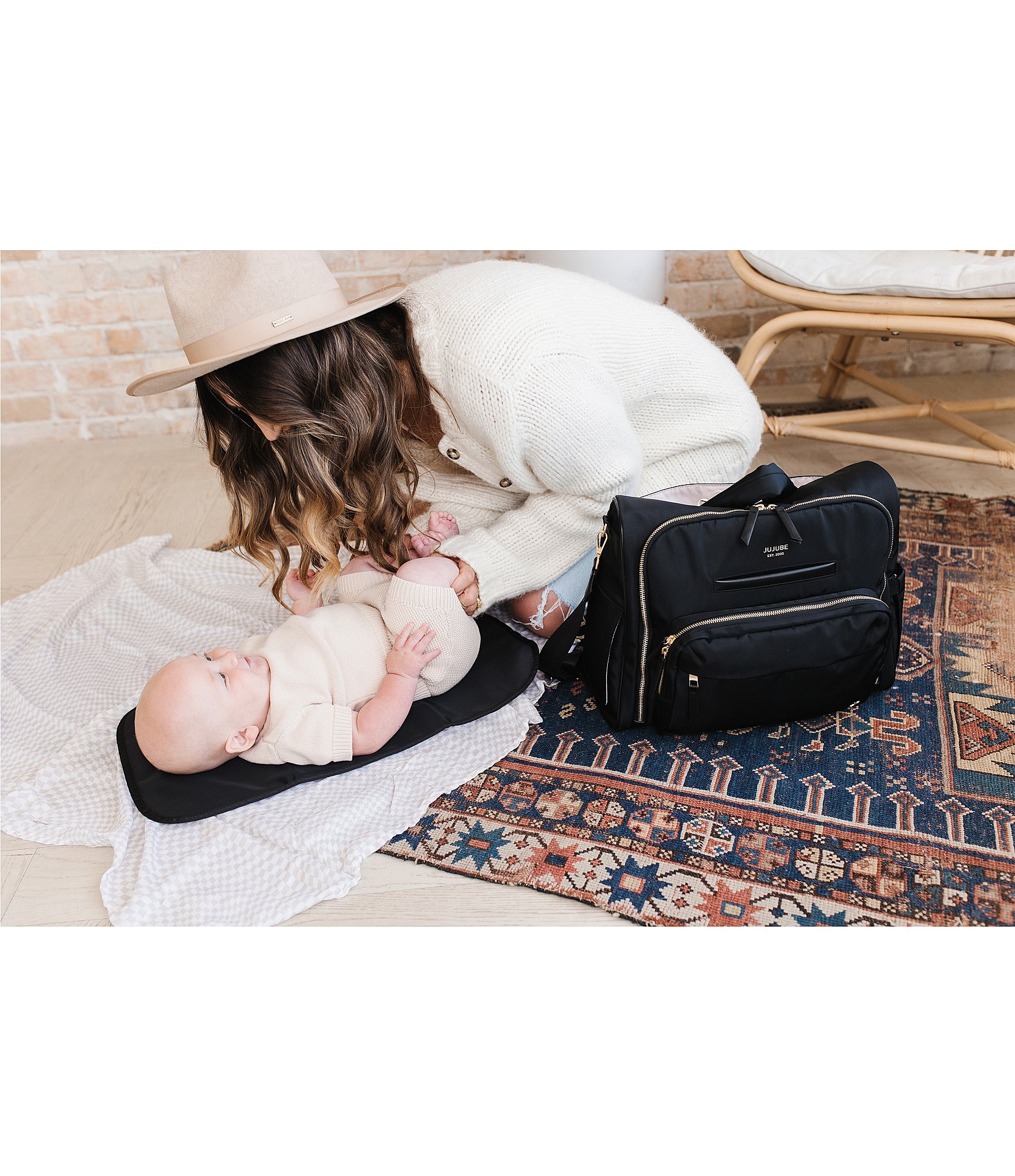 JuJuBe Lightweight Satchel Diaper Bag