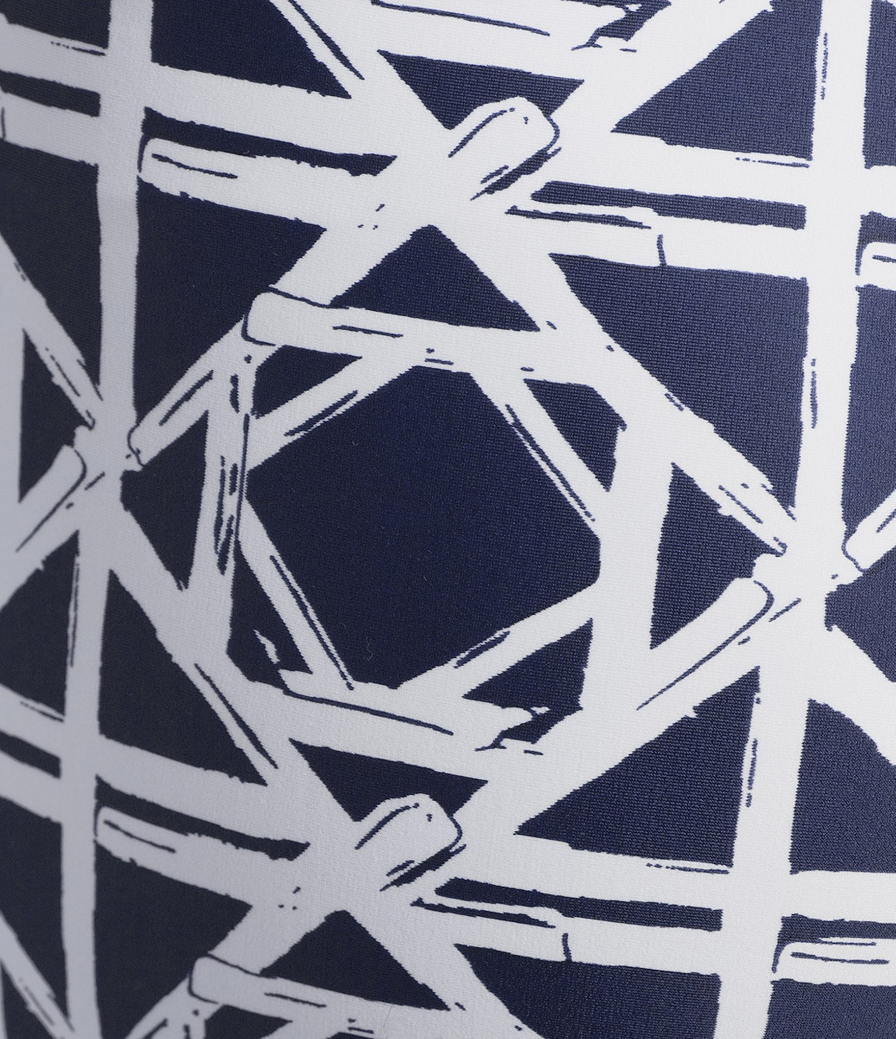 Jude Connally Lucia Bamboo Rattan Print Jude Cloth Stretch Knit Wrinkle Free Pull-On Coordinating Cropped Straight Leg Pants