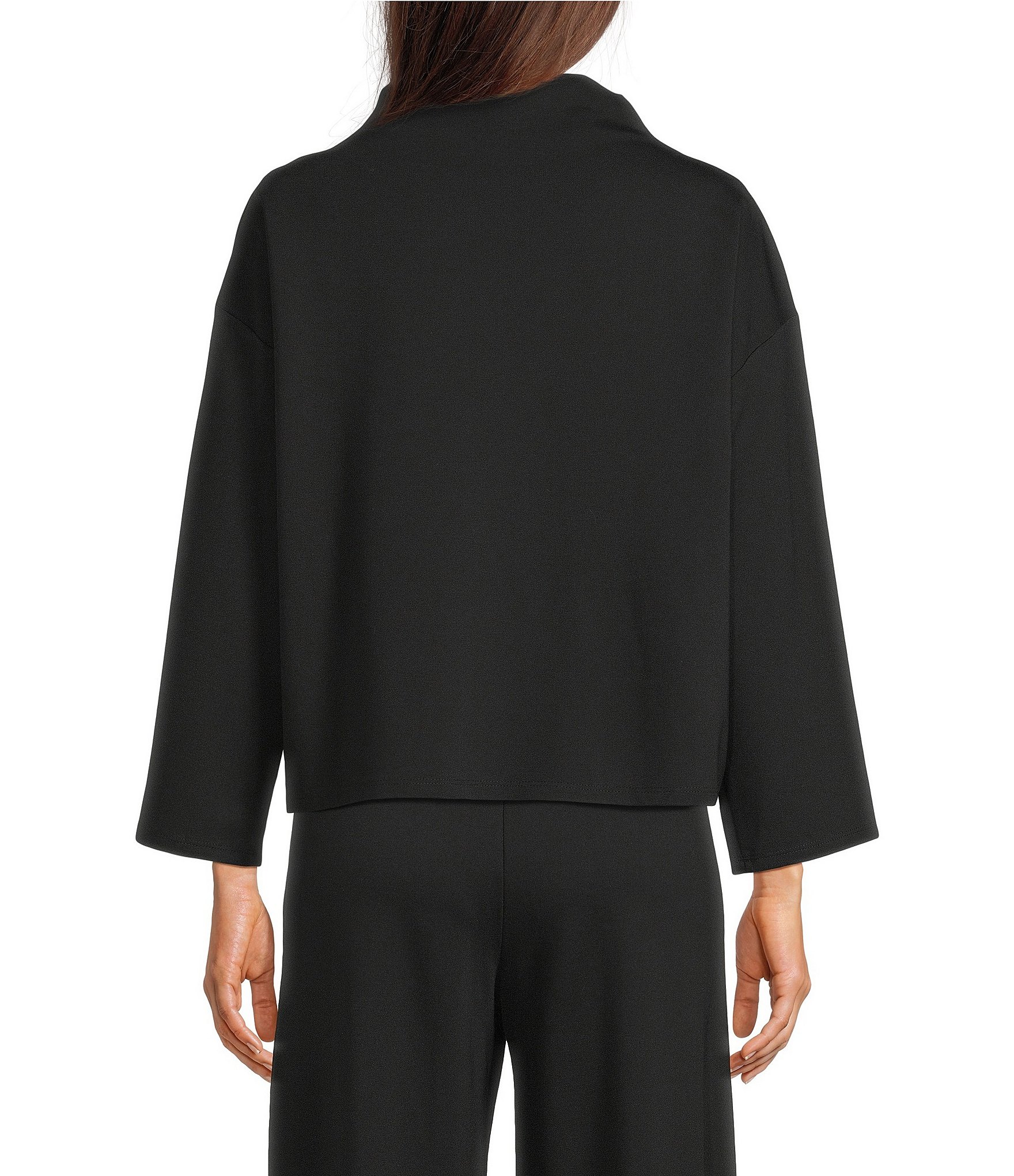 Jude Connally Marisa Funnel Neck Long Sleeve Ponte Knit Top