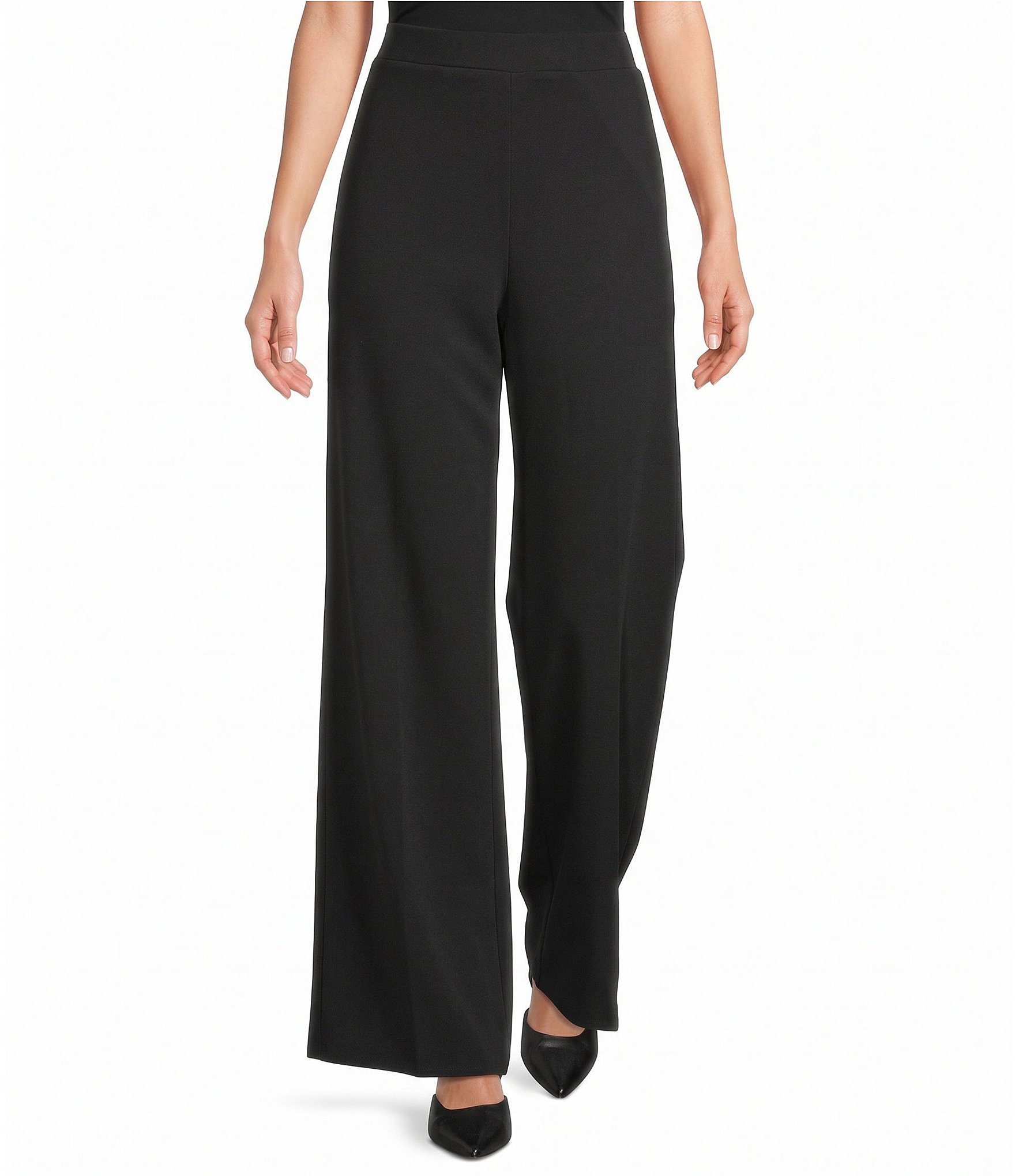 Jude Connally Nicolette Ponte Flat Front Straight Pants