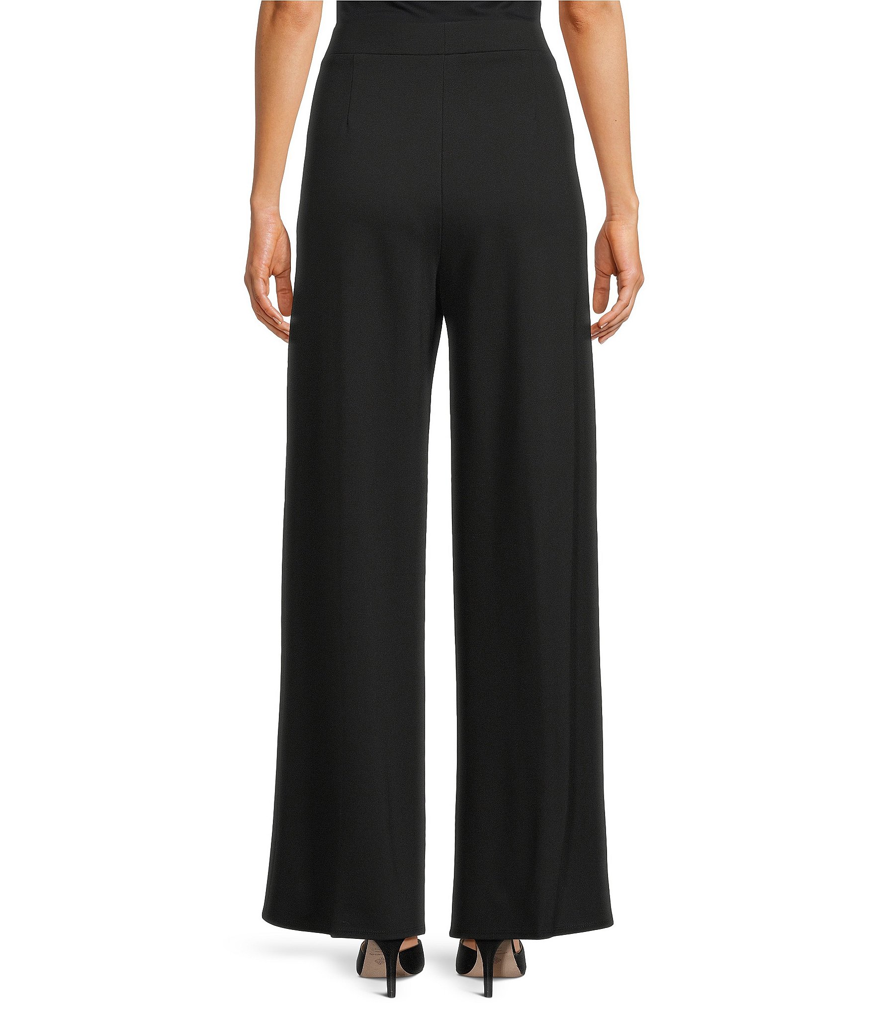 Jude Connally Nicolette Ponte Flat Front Straight Pants