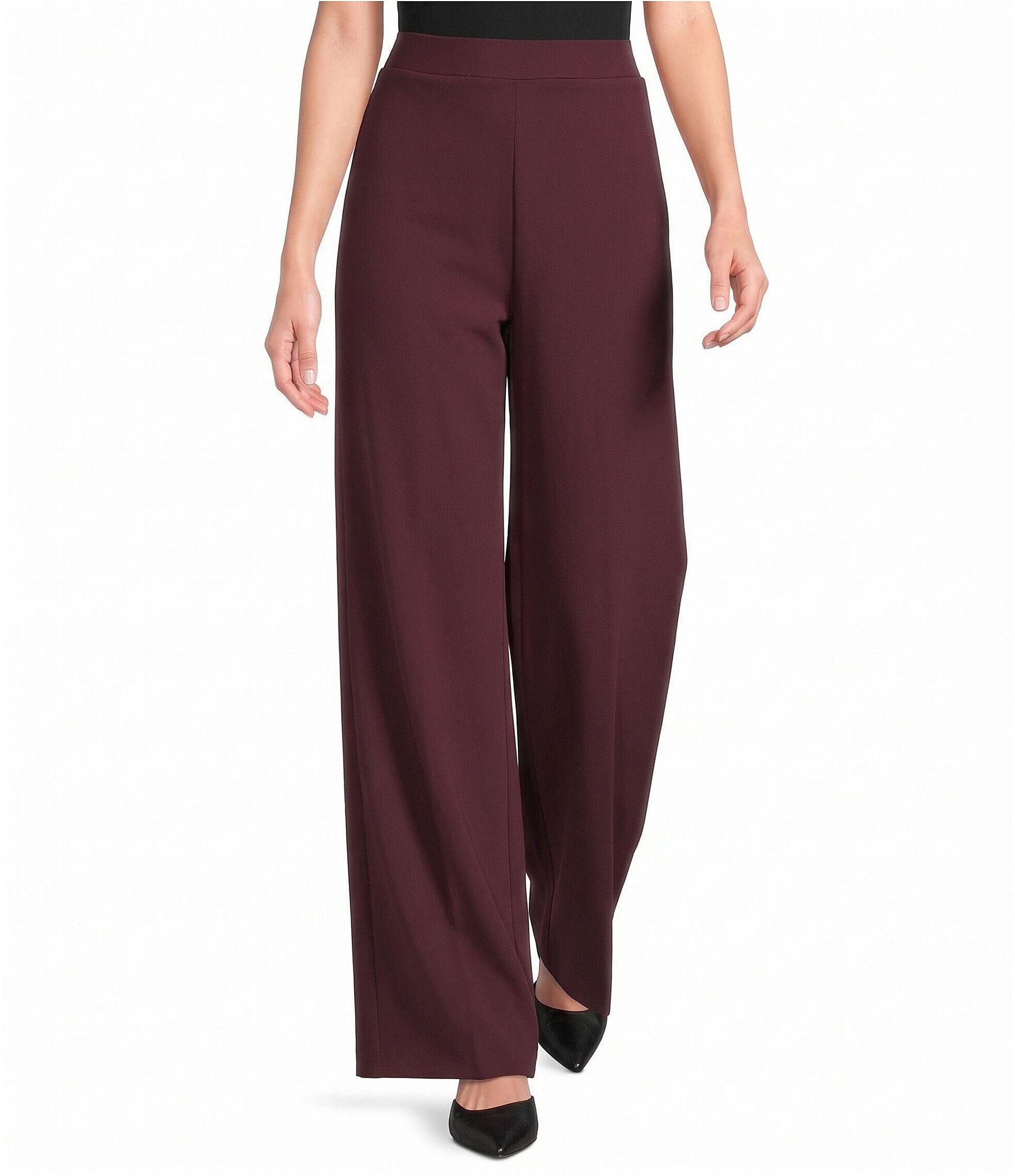 Jude Connally Nicolette Ponte Flat Front Straight Pants