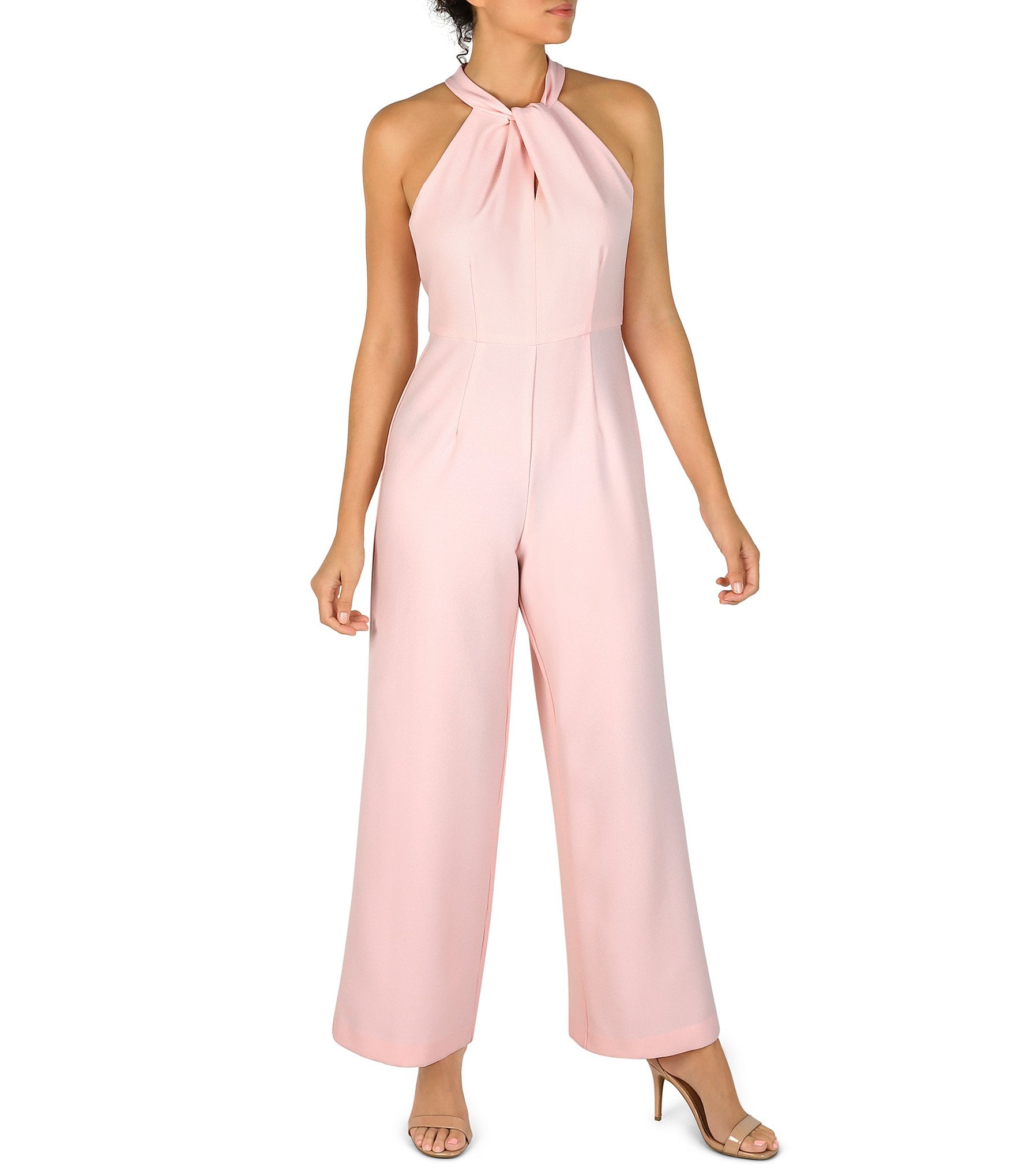 LONG HALTER JUMPSUIT