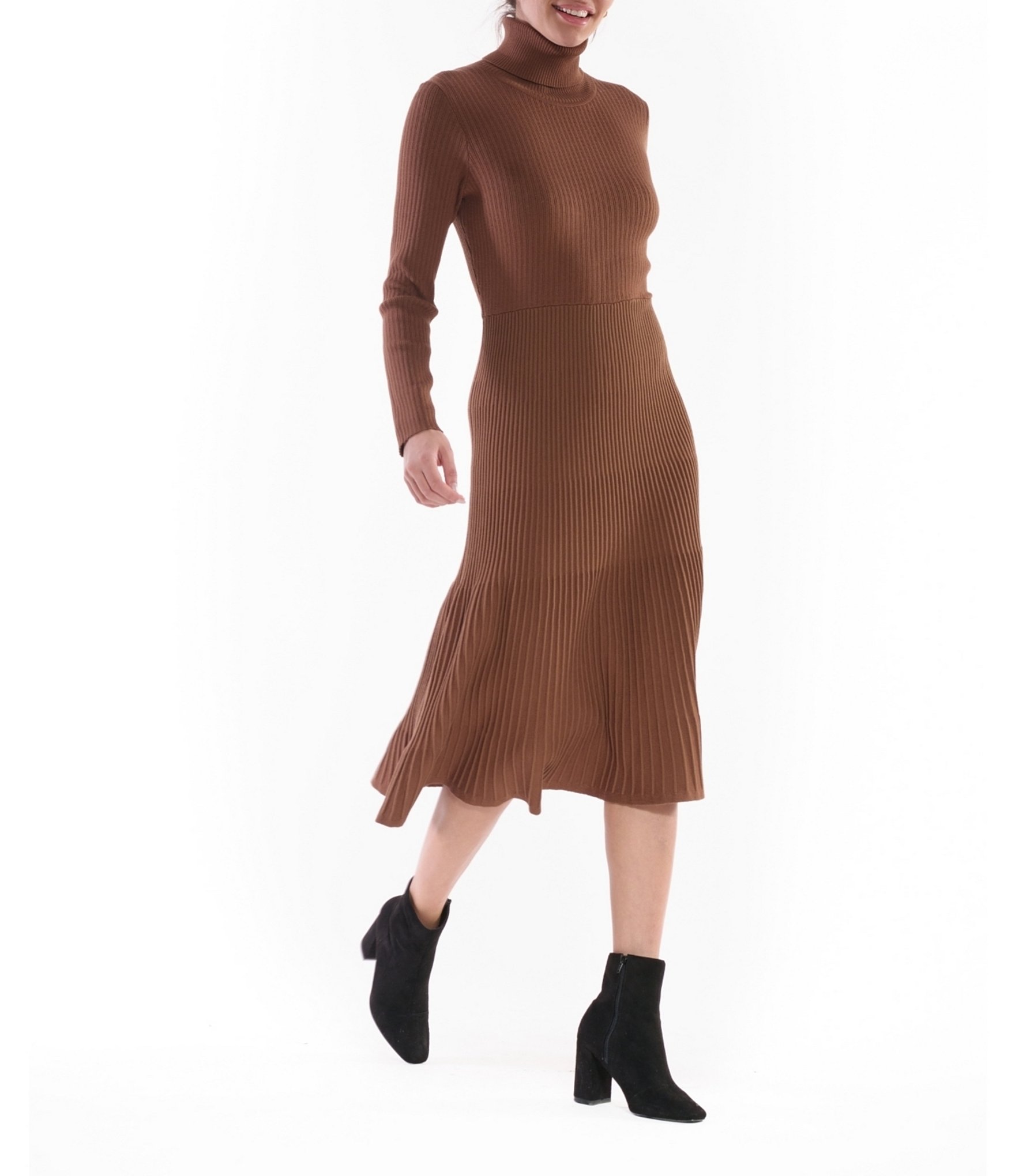 Women s Brown Sweater Dresses Dillard s