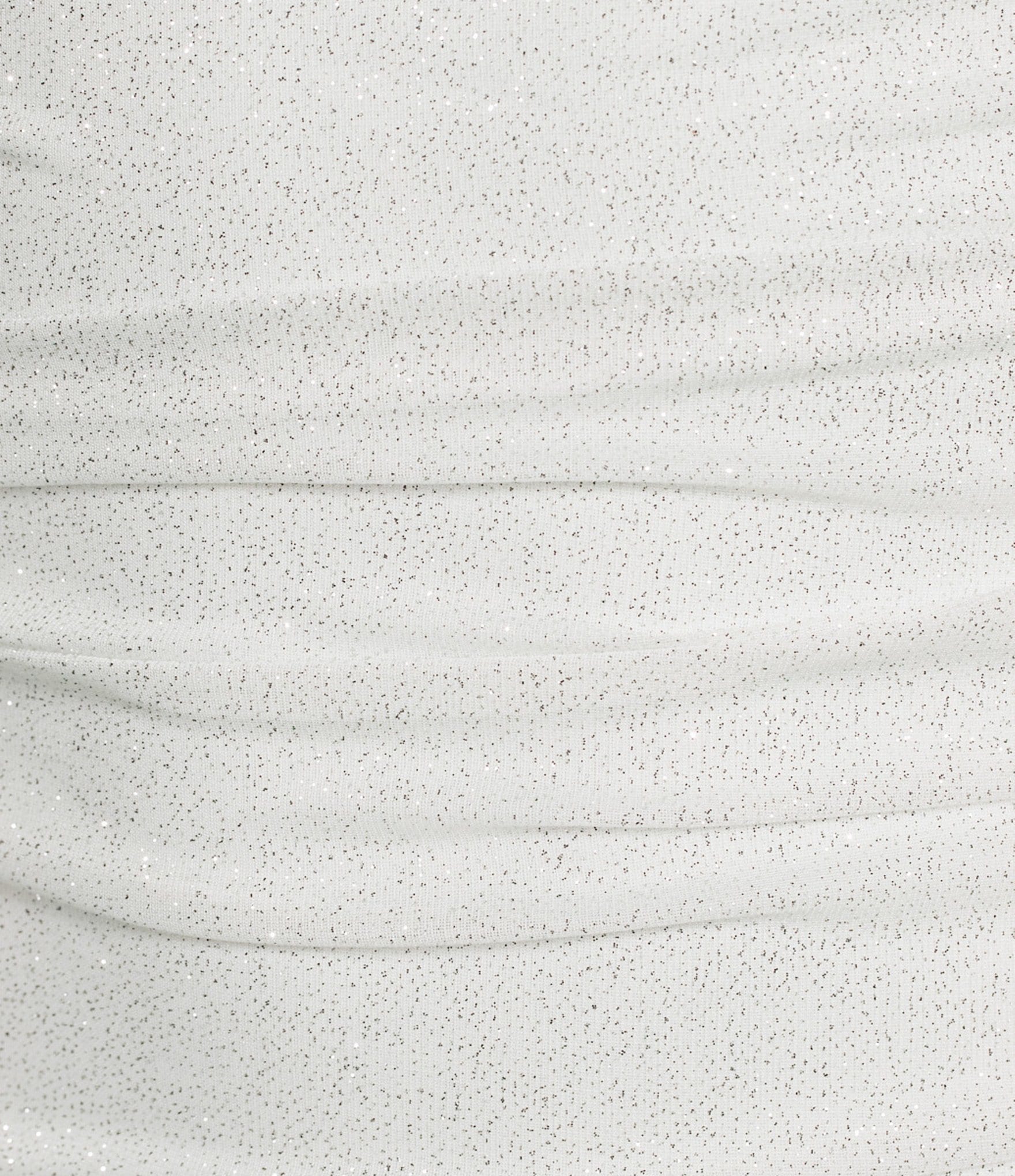 Jump One Shoulder Glitter Ruched Dress