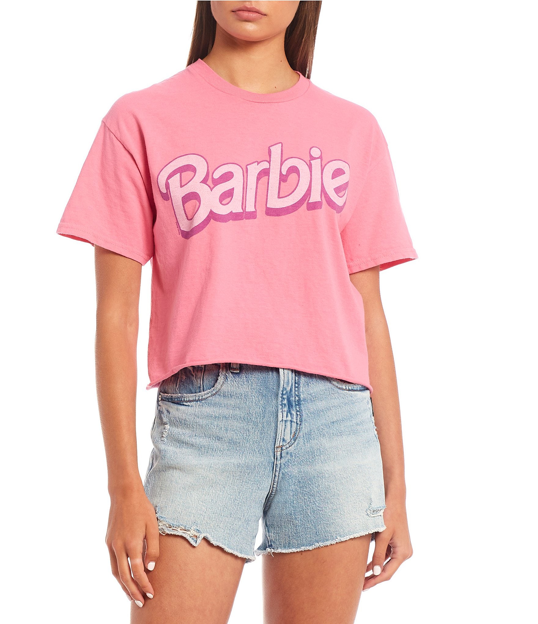 Junk Food Barbie™ Crop Graphic T-Shirt | Dillard's