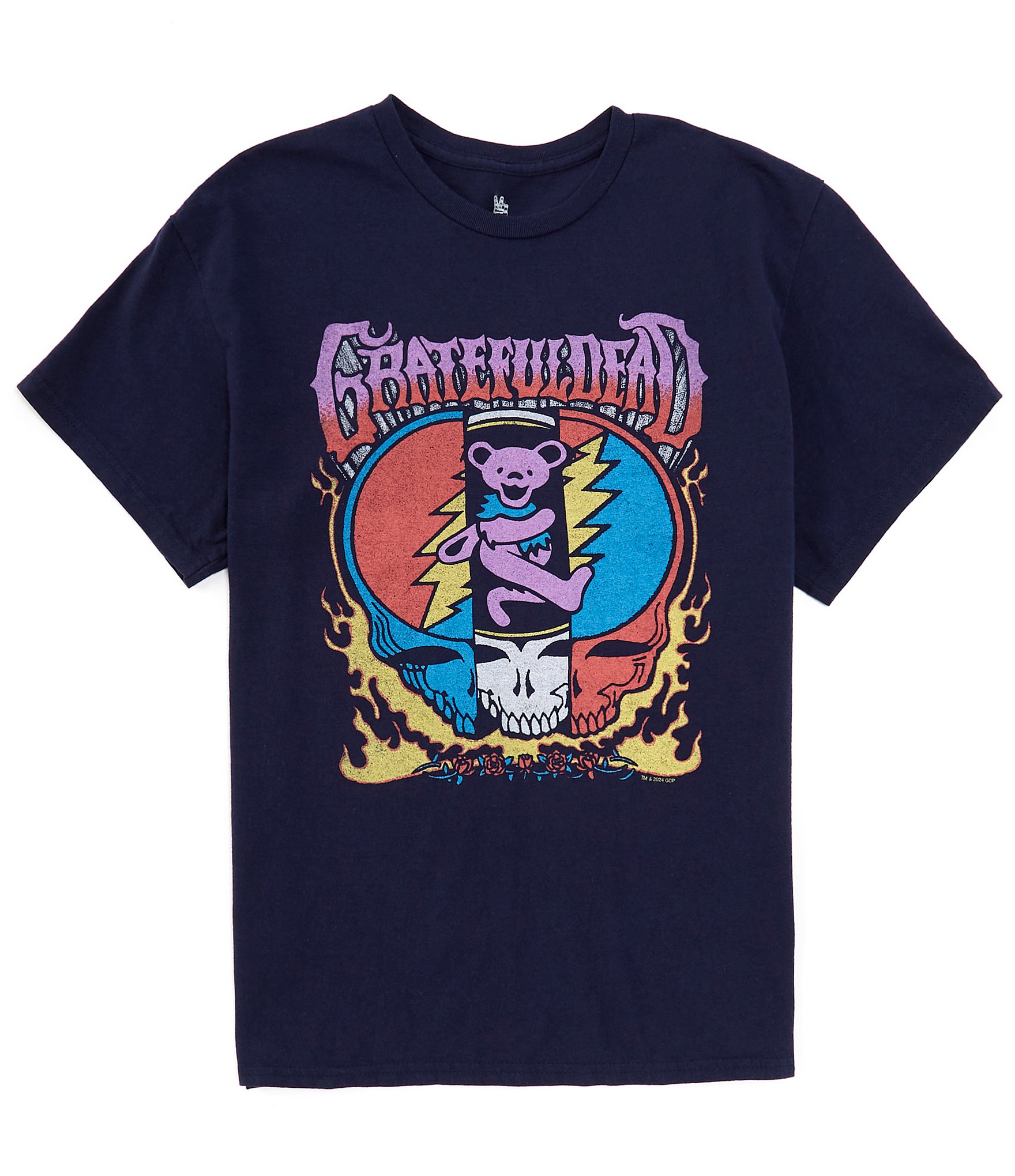 Junk Food Grateful Dead Dancing Bear Short Sleeve Graphic T Shirt Dillard s