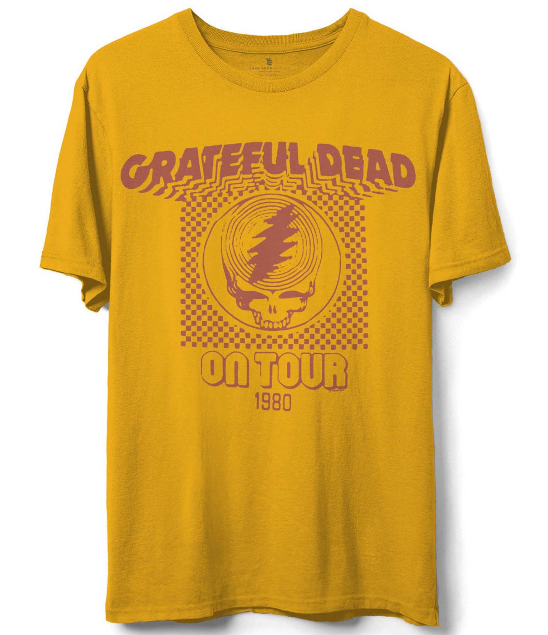 Junkfood Grateful Dead Band T-Shirt - One Size - Orange , Women's