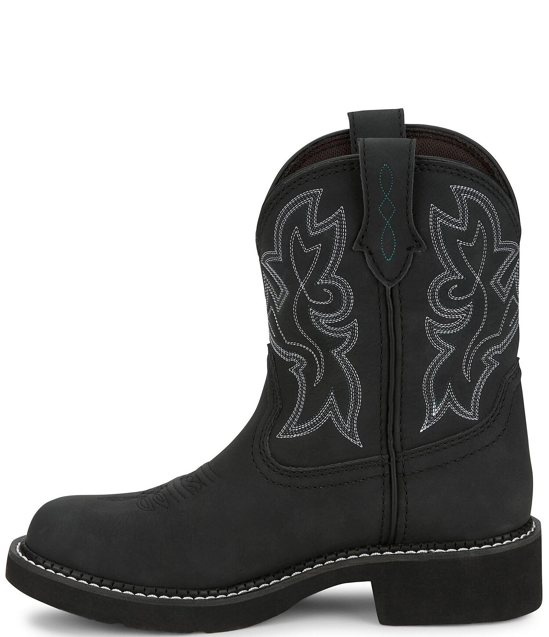 Justin Boots Kay Leather Mid Calf Western Boots