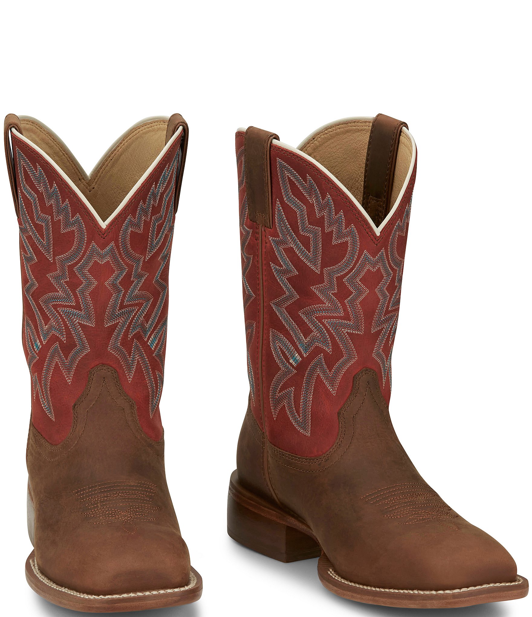 Justin Boots Men's Jackpot 11#double; Pull On Western Boots