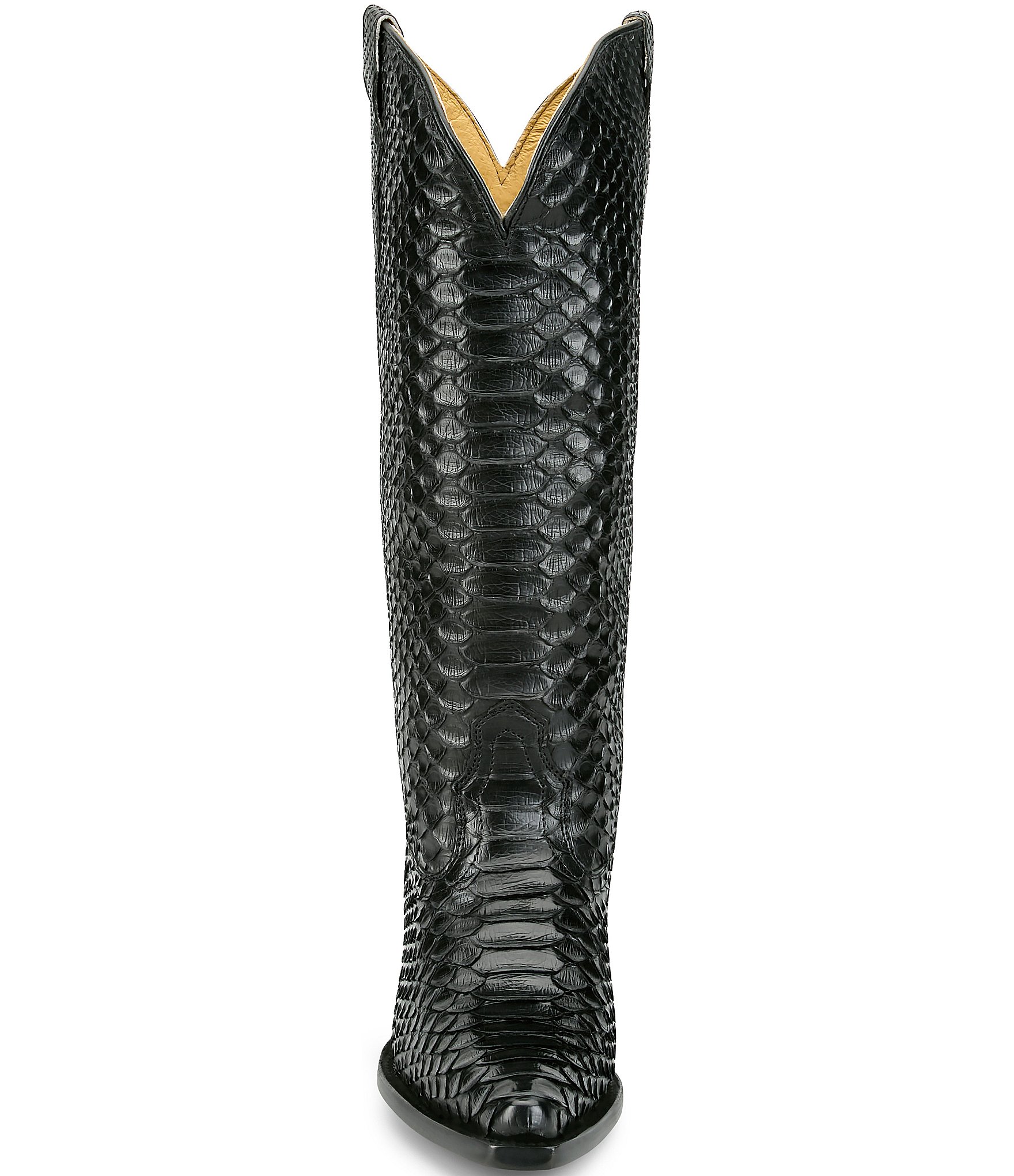 Justin Boots Reba Queen Python Leather Western Boots