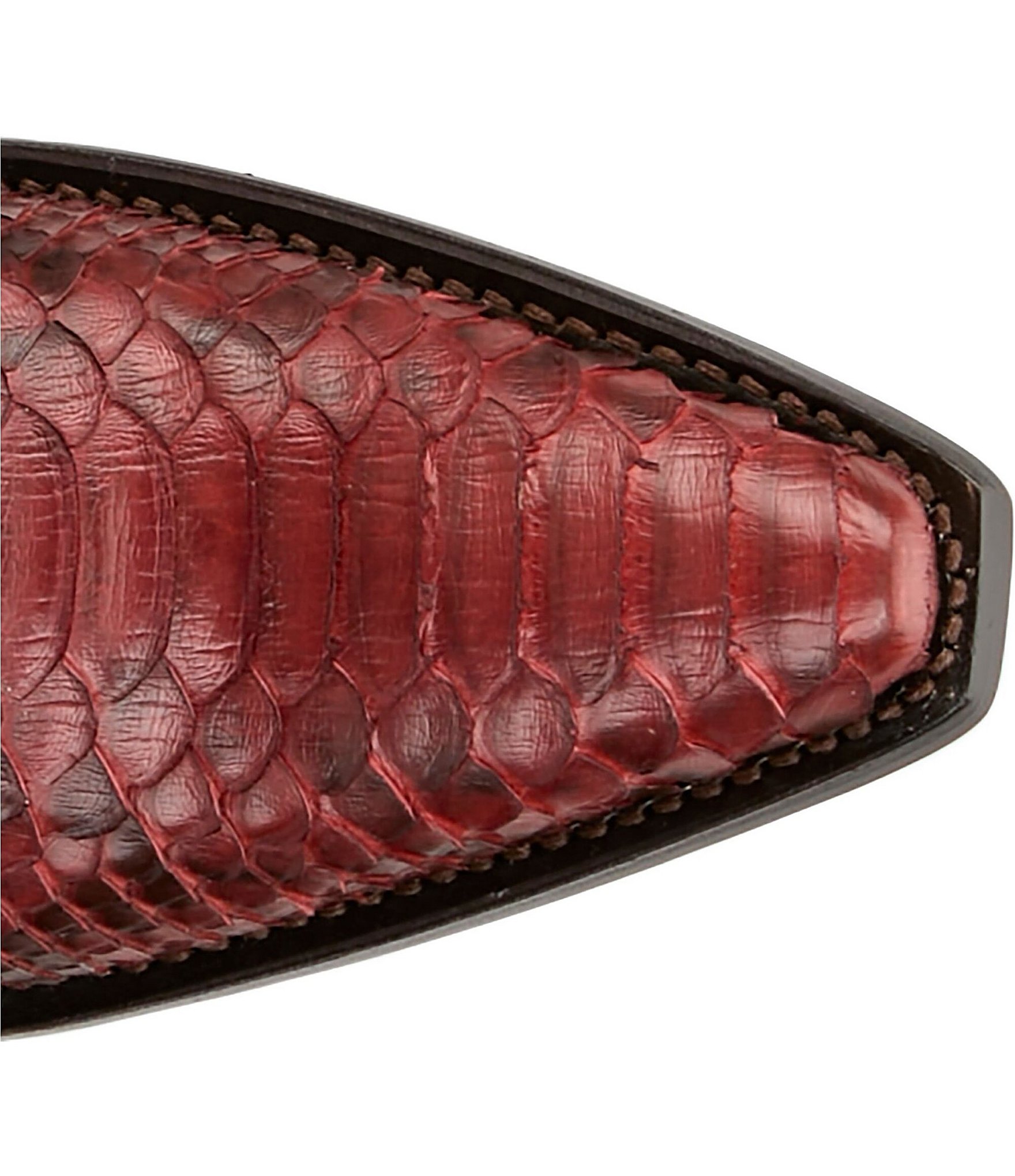 Justin Boots Reba Queen Python Leather Western Boots