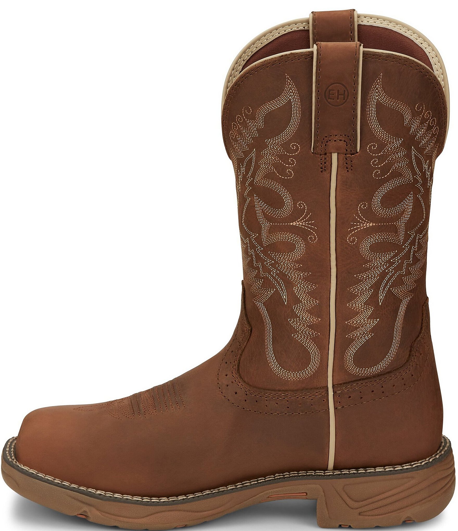 Justin Boots Rush Leather Waterproof Western Boots