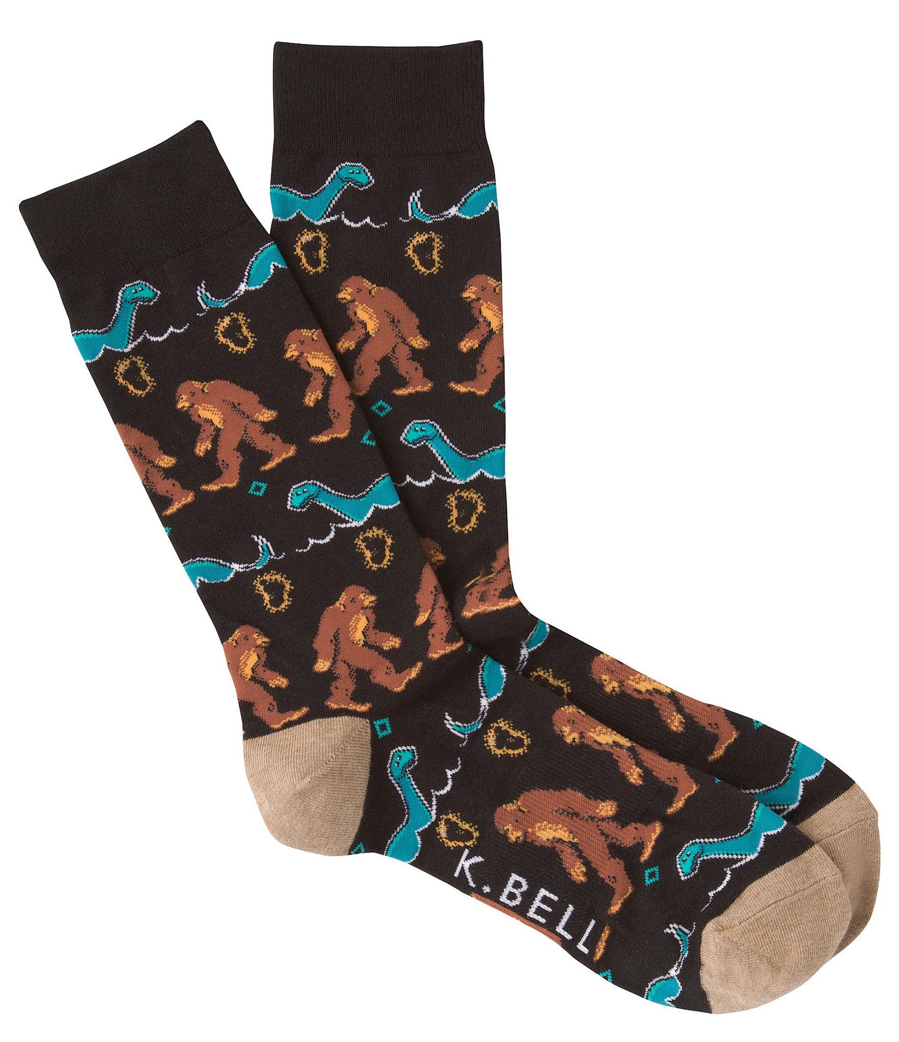 K. Bell Novelty Myths And Legends Crew Socks