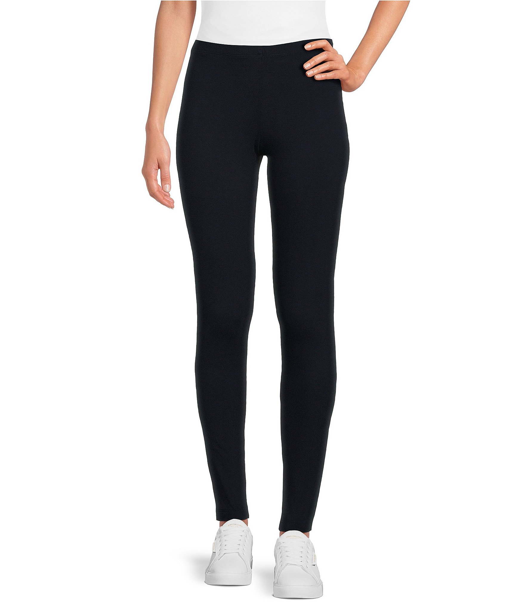 Karen Kane Heavy Slim Leg Elastic Waist Pull On Leggings Dillard s